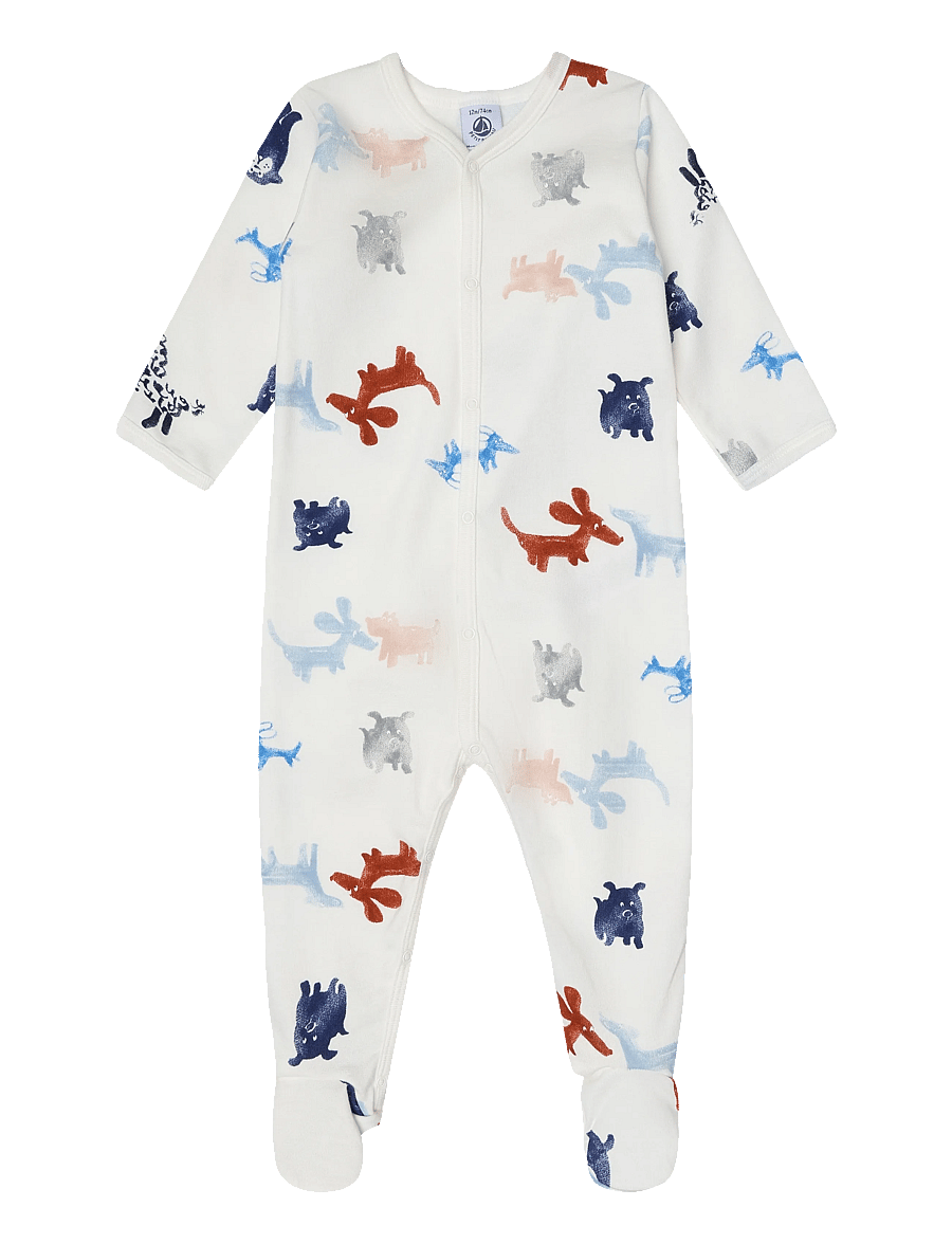 Petit Bateau - SF DORS BIEN Y - sovoveraller - marshmallow/multico - 0