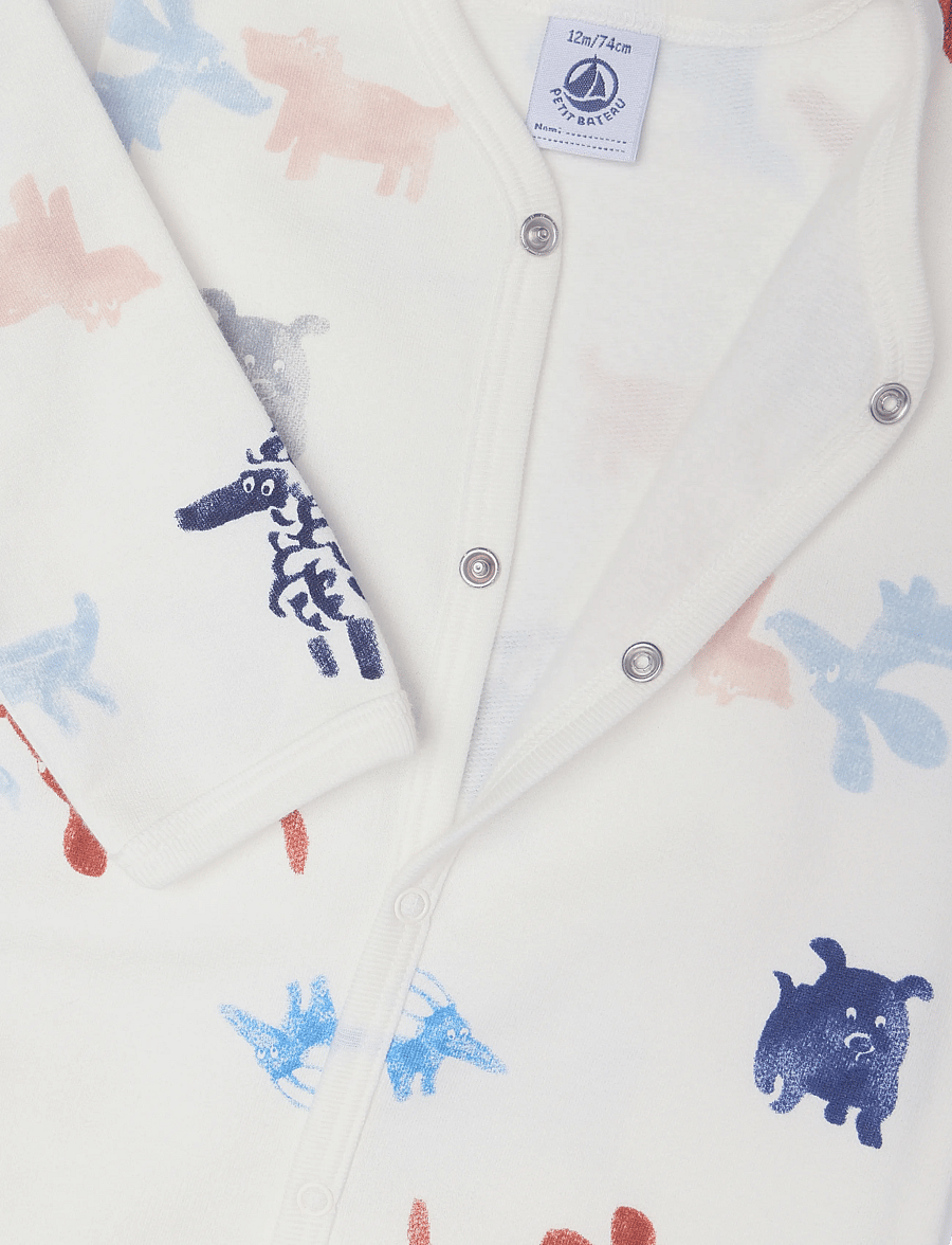 Petit Bateau - SF DORS BIEN Y - sovoveraller - marshmallow/multico - 2