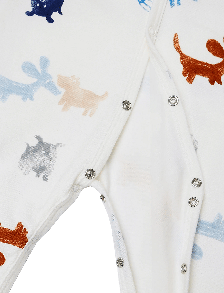 Petit Bateau - SF DORS BIEN Y - sovoveraller - marshmallow/multico - 3