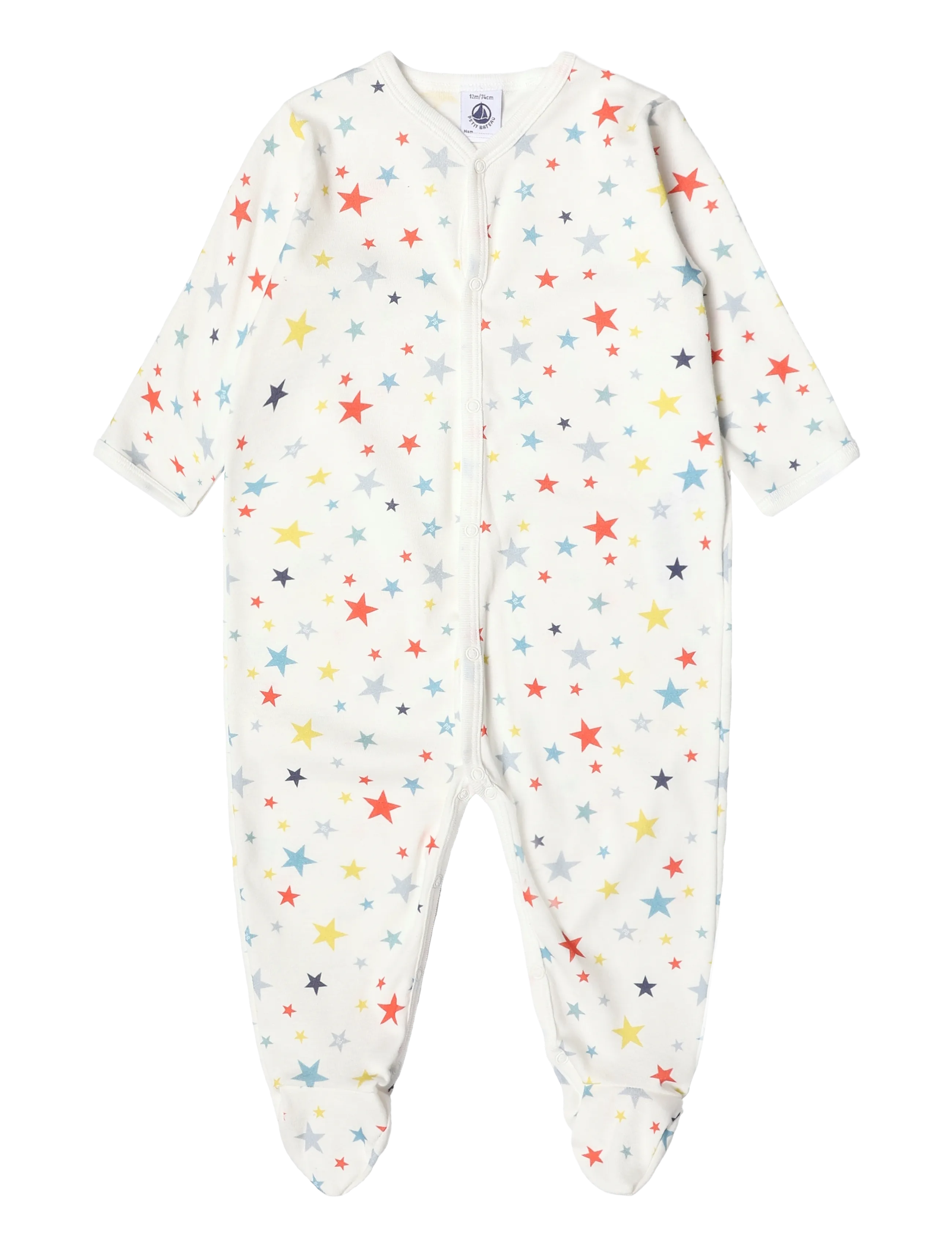 Petit Bateau SF DORS BIEN Y - Kleidung - MARSHMALLOW/MULTICO / white