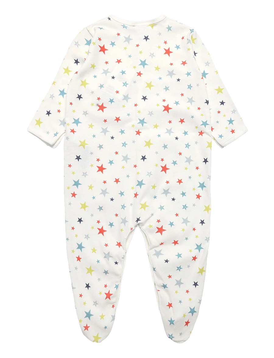 Petit Bateau - SF DORS BIEN Y - schlafoveralls - marshmallow/multico - 1