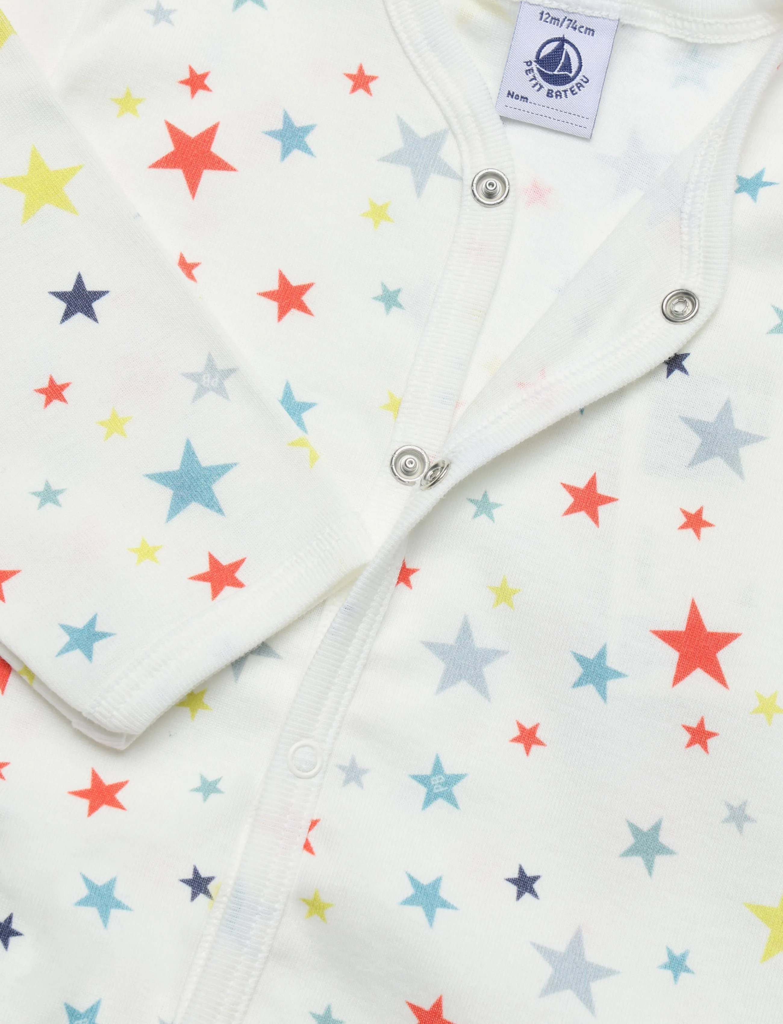 Petit Bateau - SF DORS BIEN Y - marshmallow/multico - 2