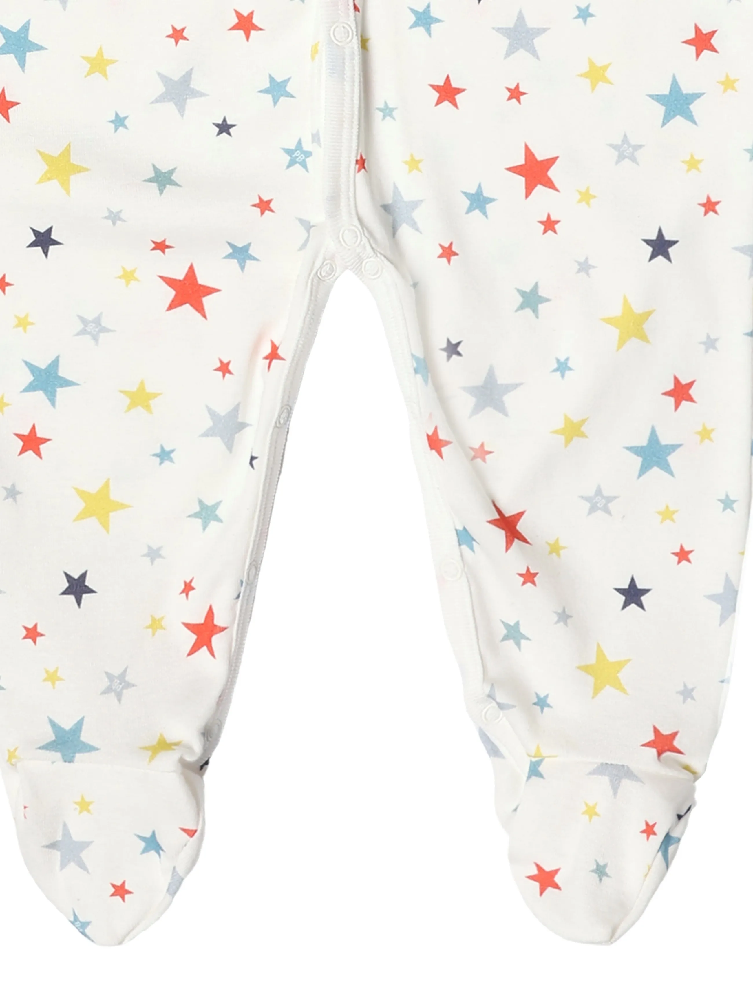 Petit Bateau - SF DORS BIEN Y - sleeping overalls - marshmallow/multico - 3