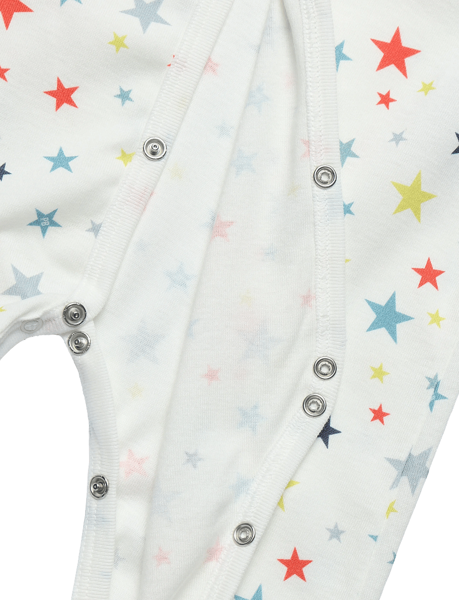 Petit Bateau - SF DORS BIEN Y - pidžaama-kombinesoonid - marshmallow/multico - 3