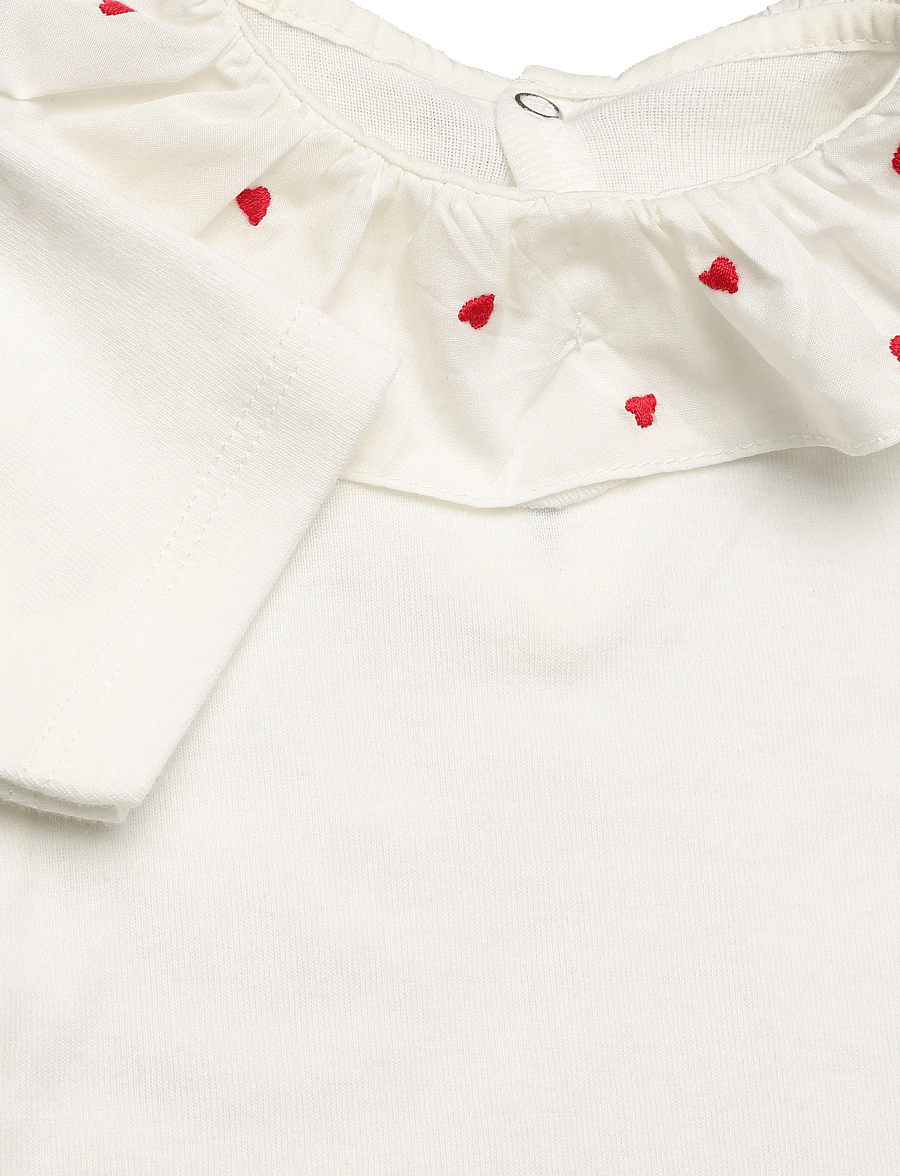 Petit Bateau - SF BODIES ACOL MC - kurzärmelige bodys - marshmallow - 2