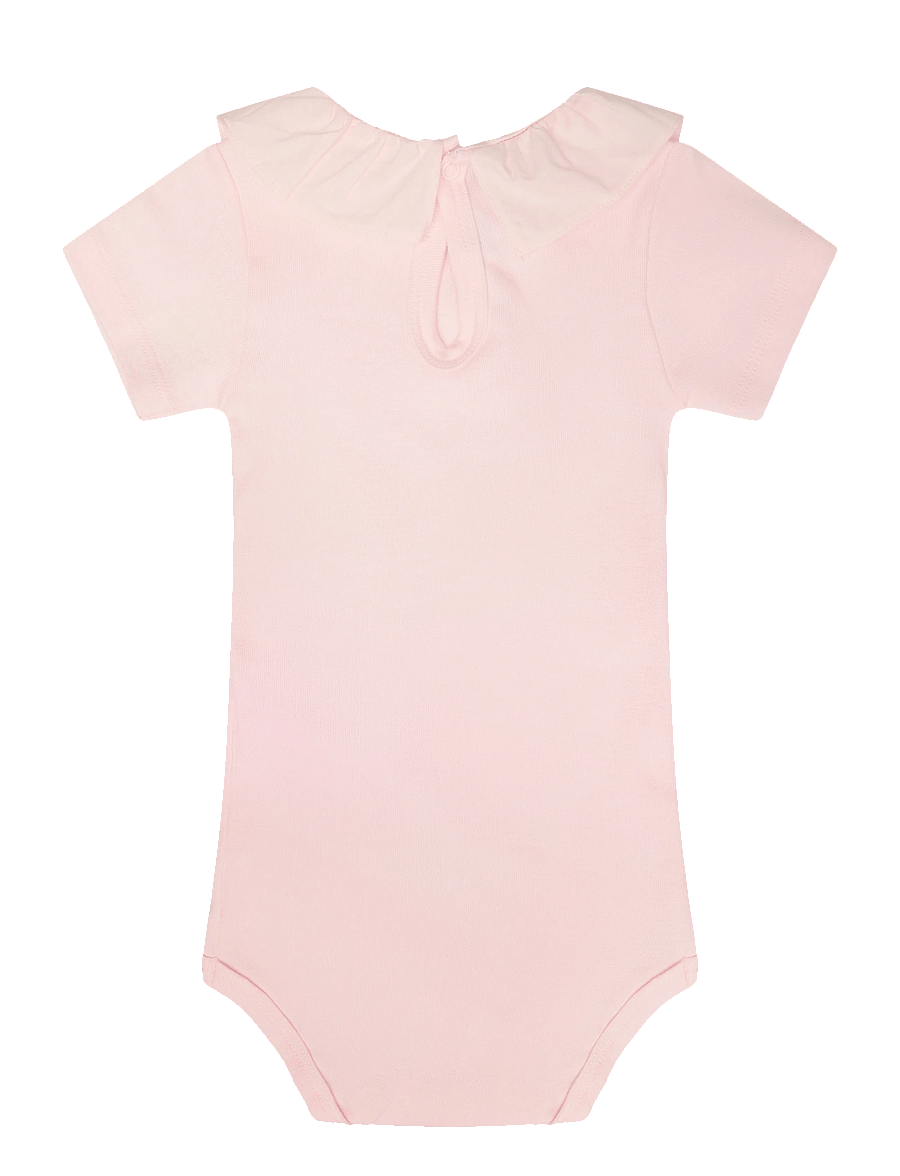 Petit Bateau - SF BODIES ACOL MC - kurzärmelige bodys - barely - 1