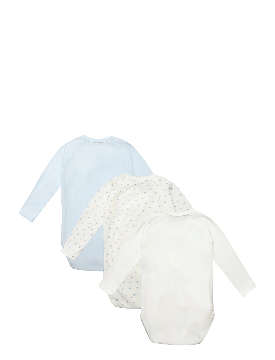 Petit Bateau - SF BODIES NAISSANCE ML - langärmelige bodys - variante 1 - 1