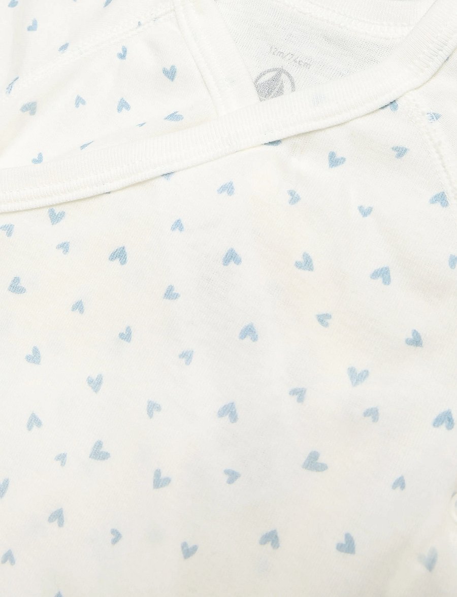 Petit Bateau - SF BODIES NAISSANCE ML - langärmelige bodys - variante 1 - 2