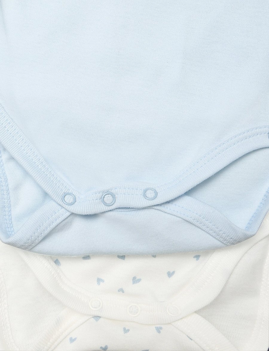 Petit Bateau - SF BODIES NAISSANCE ML - langärmelige bodys - variante 1 - 3