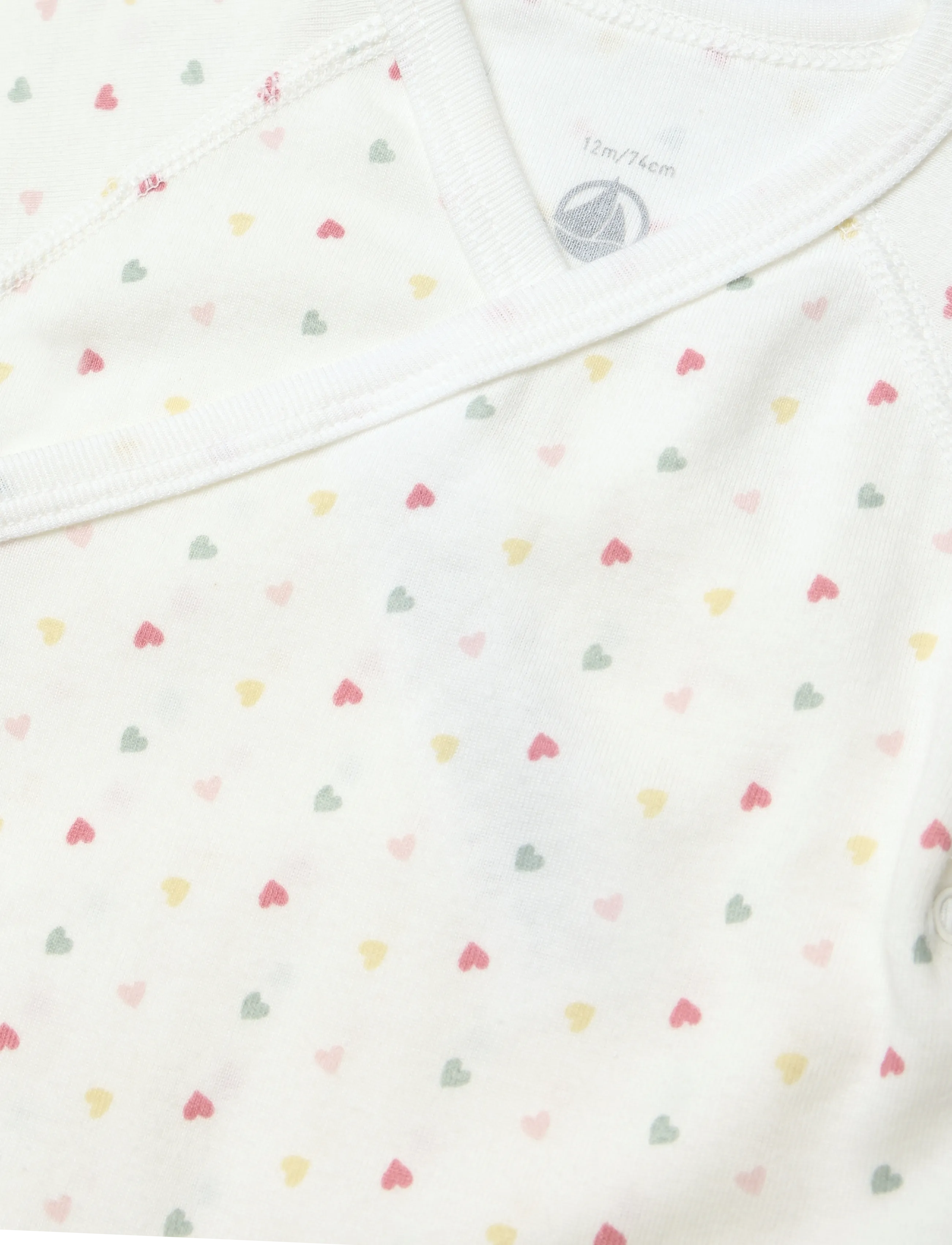 Petit Bateau - SF BODIES NAISSANCE ML - langärmelige bodys - variante 1 - 2