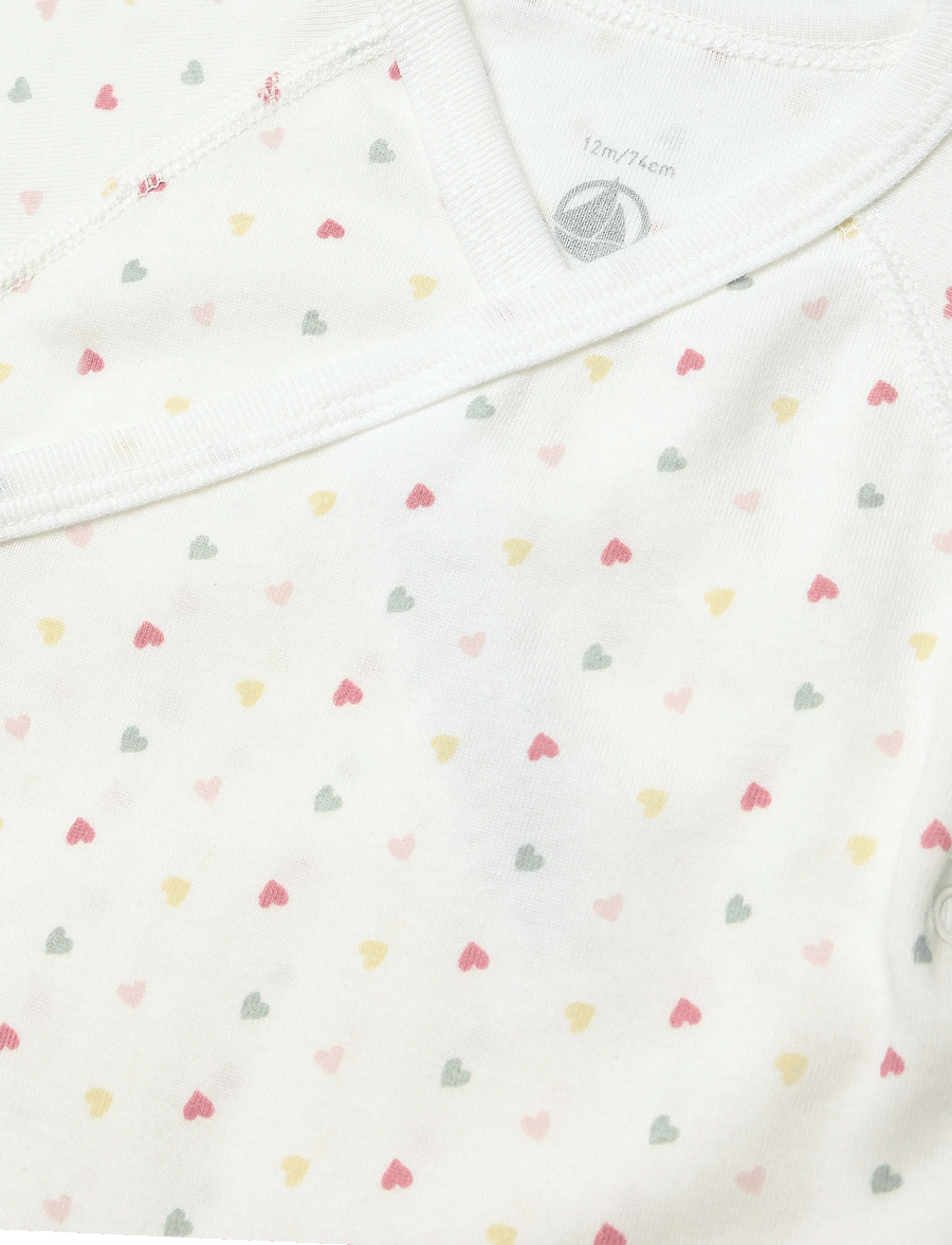Petit Bateau - SF BODIES NAISSANCE ML - langärmelige bodys - variante 1 - 2