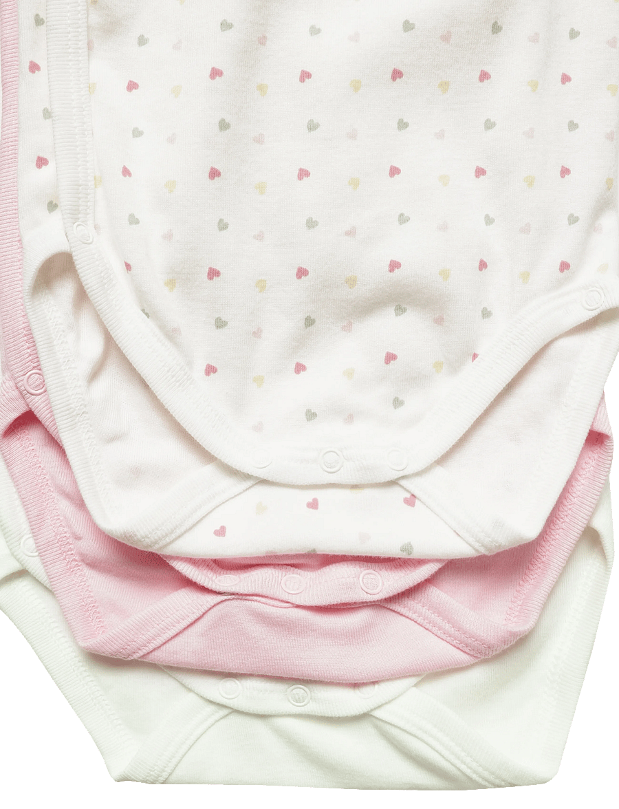 Petit Bateau - SF BODIES NAISSANCE ML - langärmelige bodys - variante 1 - 3
