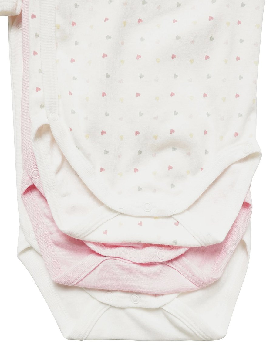Petit Bateau - SF BODIES NAISSANCE ML - langärmelige bodys - variante 1 - 3