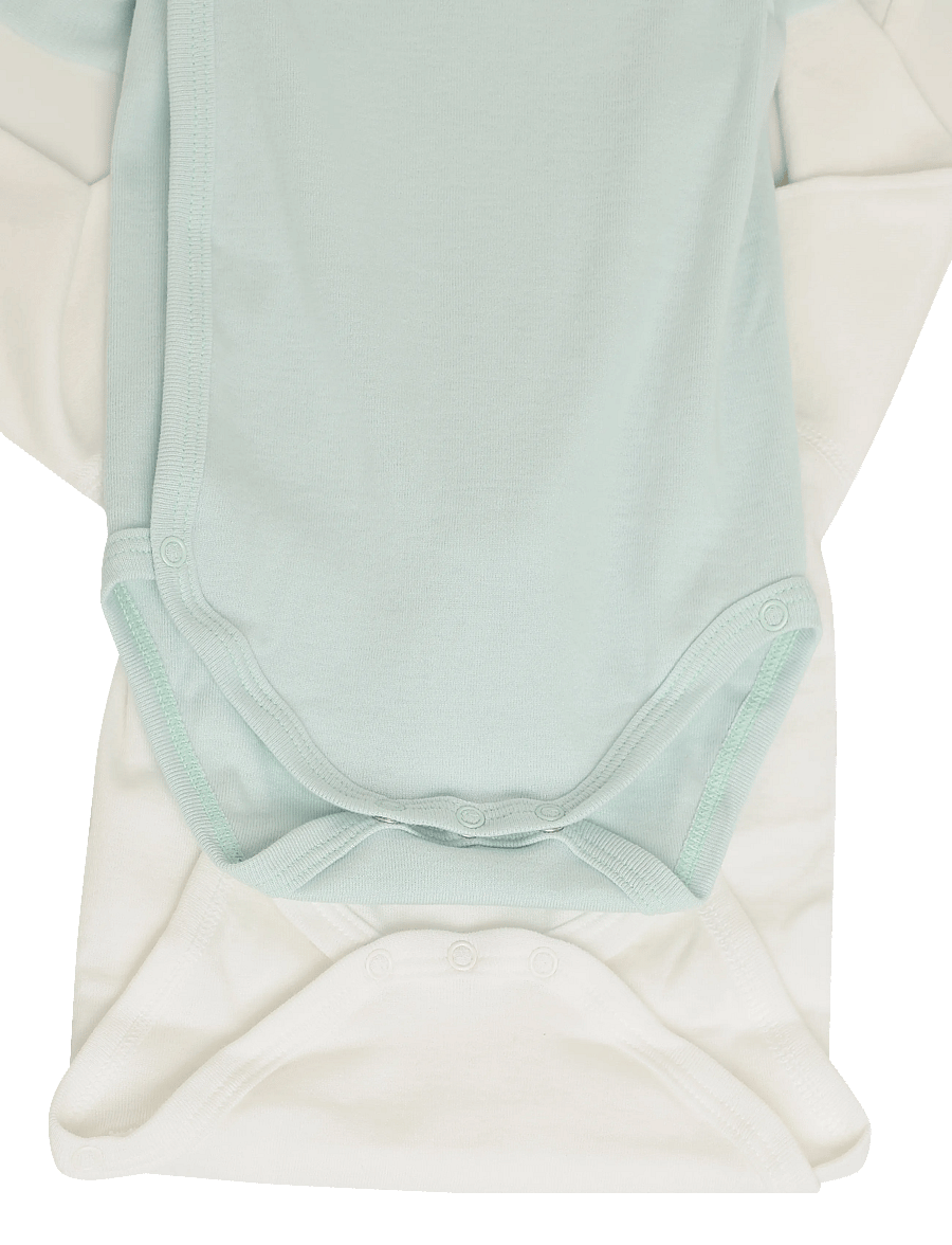 Petit Bateau - SF BODIES NAISSANCE ML - langärmelige bodys - variante 1 - 3
