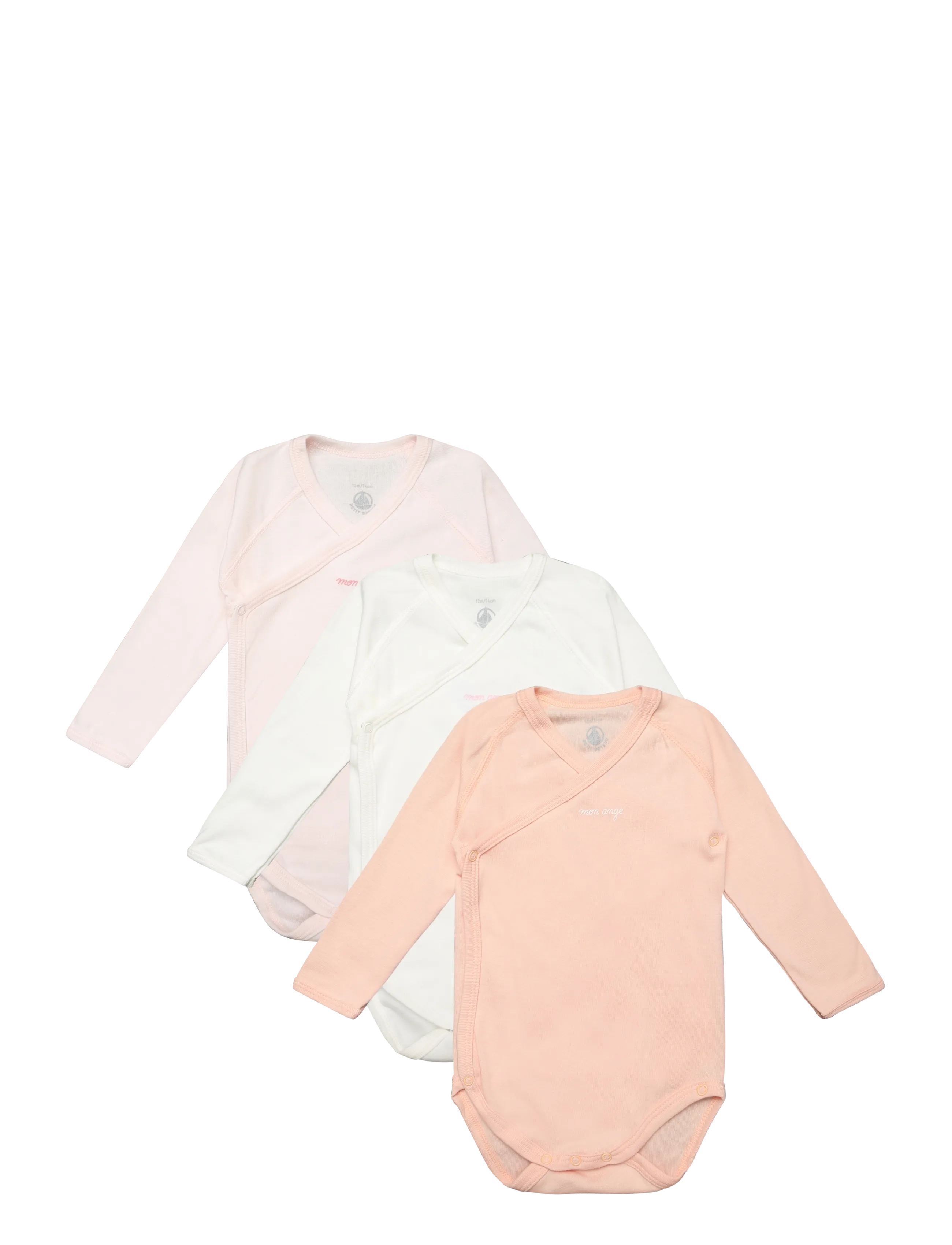 Petit Bateau SF BODIES NAISSANCE ML - Bodies - VARIANTE 2 / pink/rose