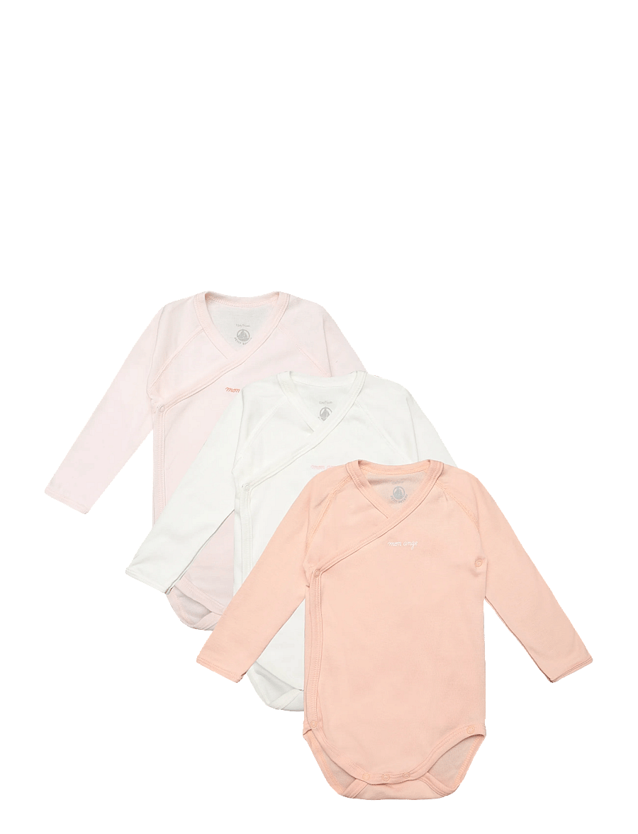 Petit Bateau - SF BODIES NAISSANCE ML - langärmelige bodys - variante 2 - 0
