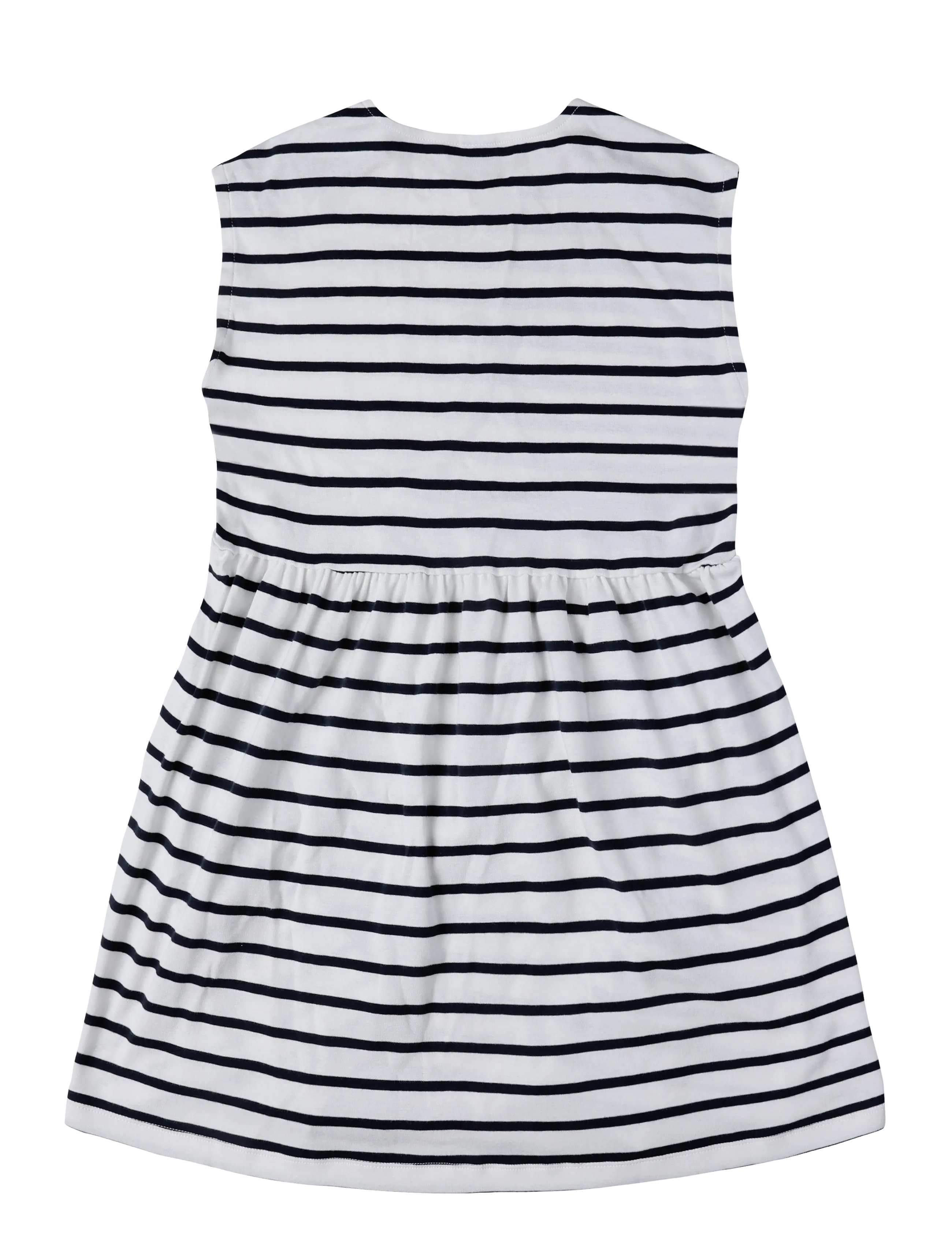 Petit Bateau - ROBES SM - kortærmede hverdagskjoler - marshmallow/smoking - 1
