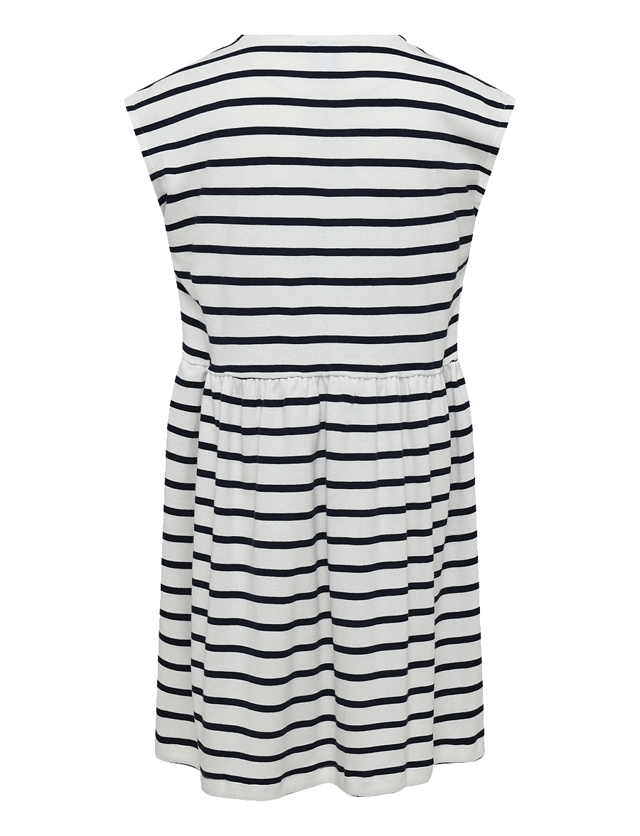 Petit Bateau - ROBES SM - kortärmade vardagsklänningar - marshmallow/smoking - 1