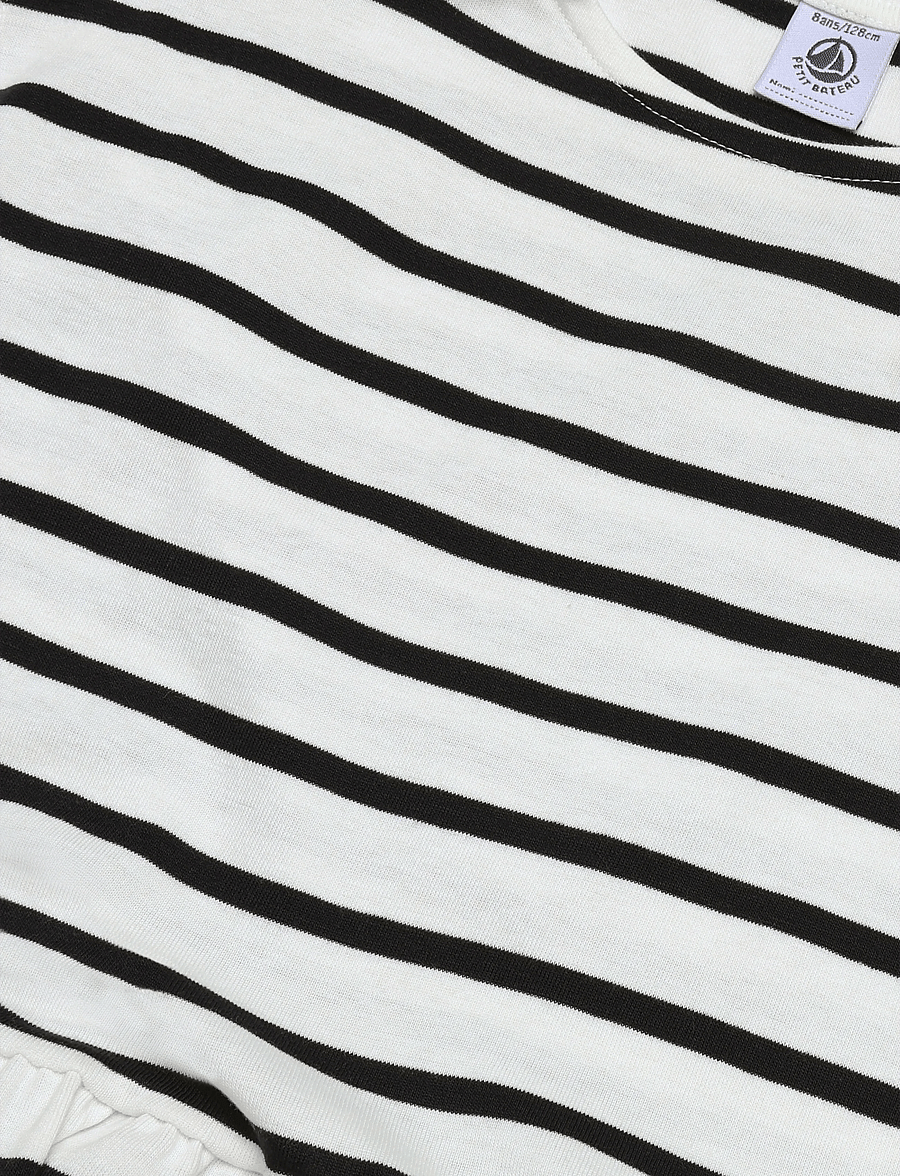 Petit Bateau - ROBES SM - kortärmade vardagsklänningar - marshmallow/smoking - 2