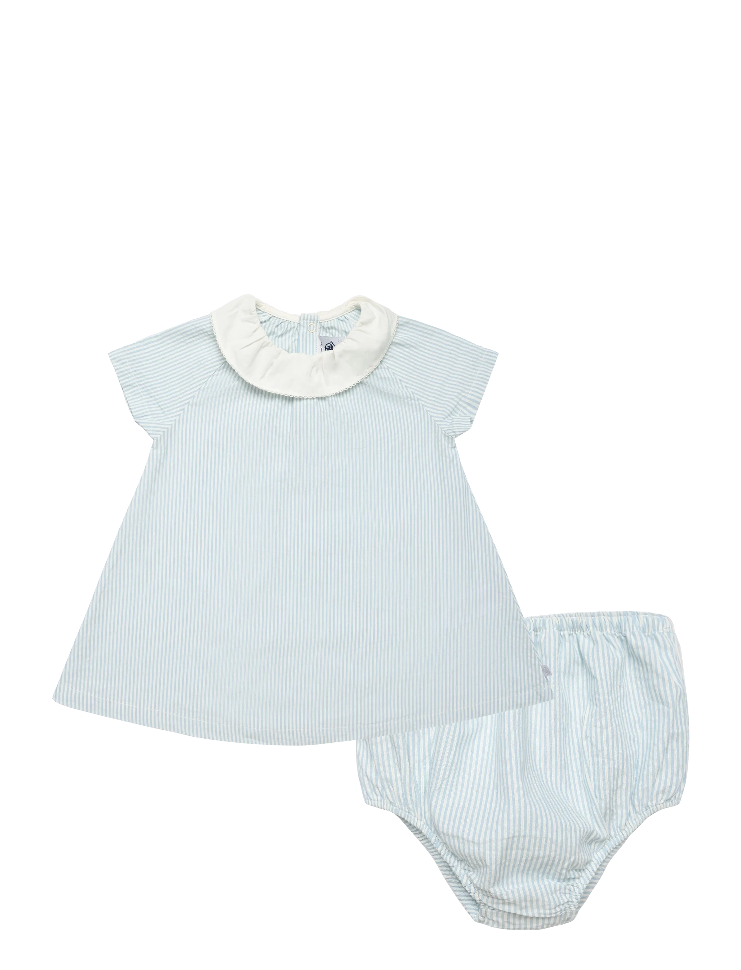 Petit Bateau Robes Mc, 67, Blue, Sæt > Sæt Med Kortærmet T-Shirt, Børn