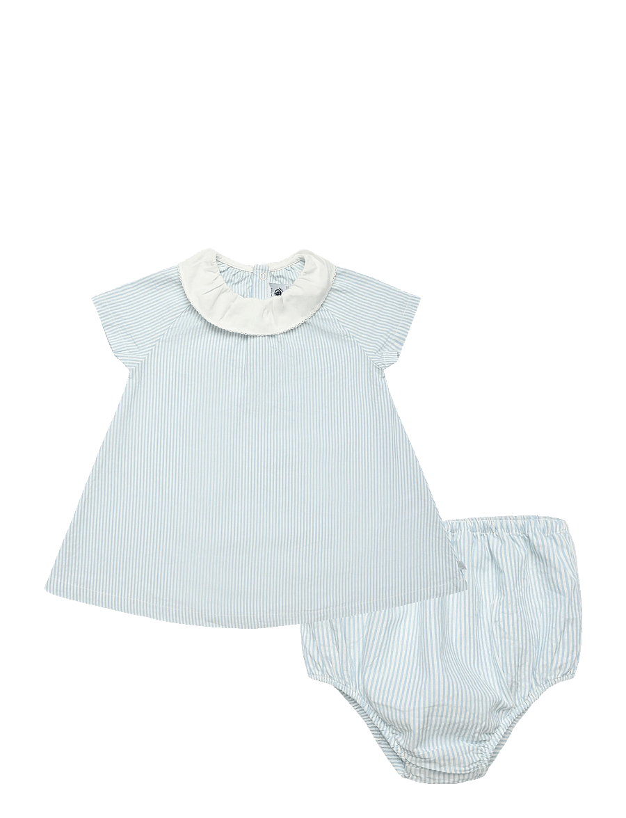 Petit Bateau - ROBES MC - sets mit kurzärmeligem t-shirt - marshmallow/flo - 0