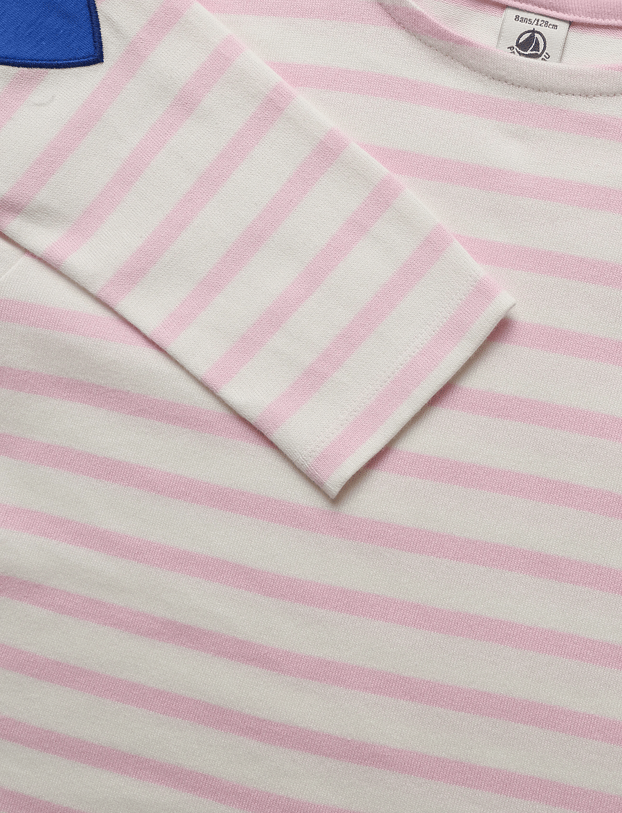 Petit Bateau - SF MARINIERES - pikkade varrukatega t-särgid - milk/marquise - 2
