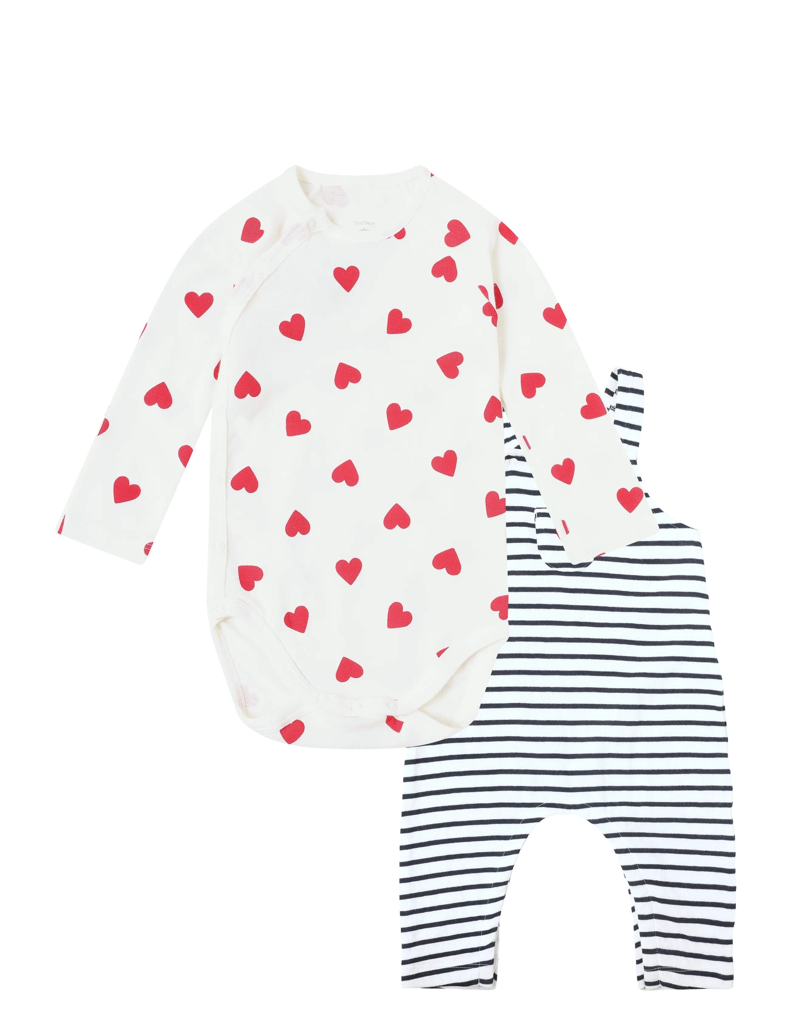 Petit Bateau Ensemble Long, 54, Sets, Creme - Sets With Body, Kinder