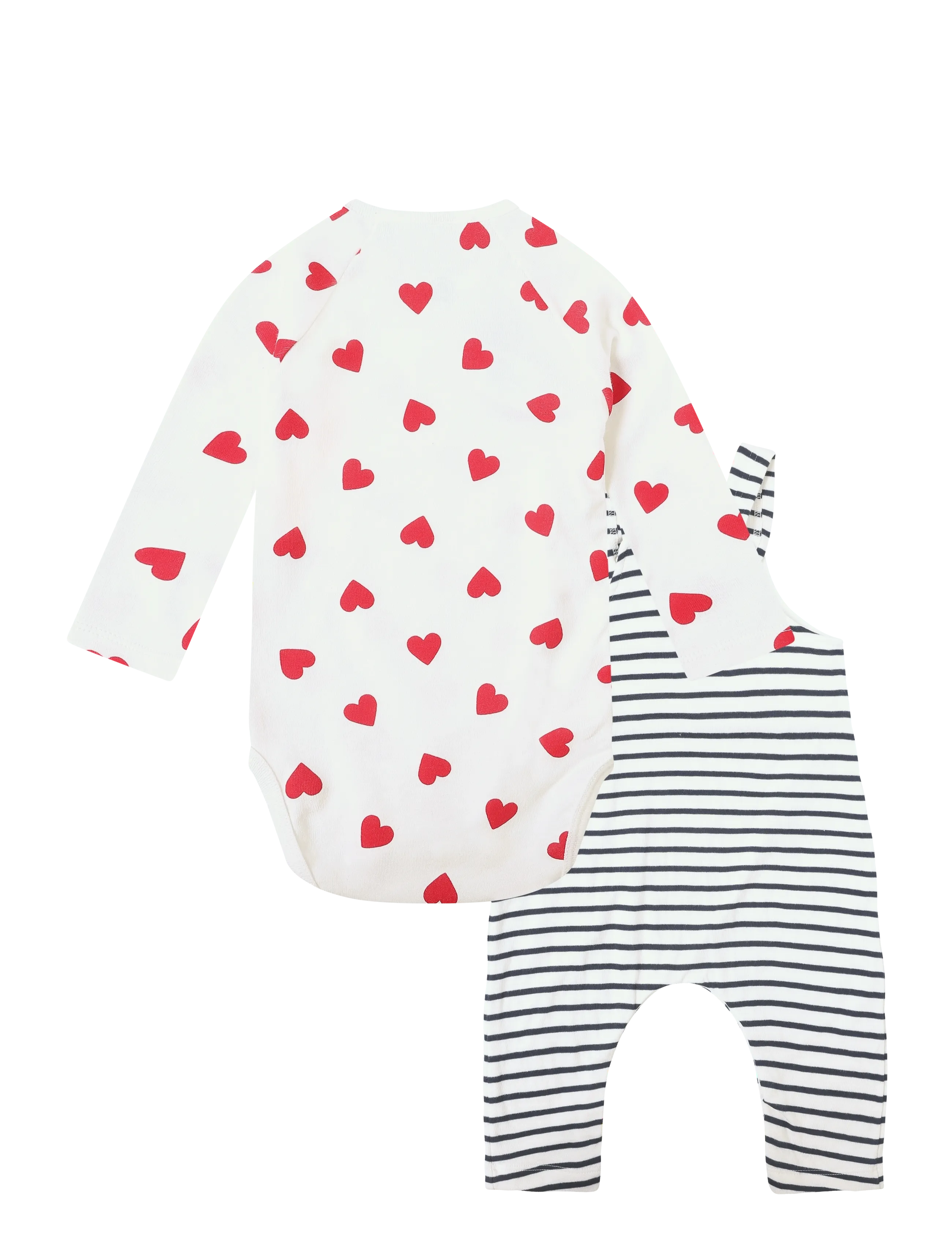 Petit Bateau - ENSEMBLE LONG - sets mit body - marshmallow/smoking - 1