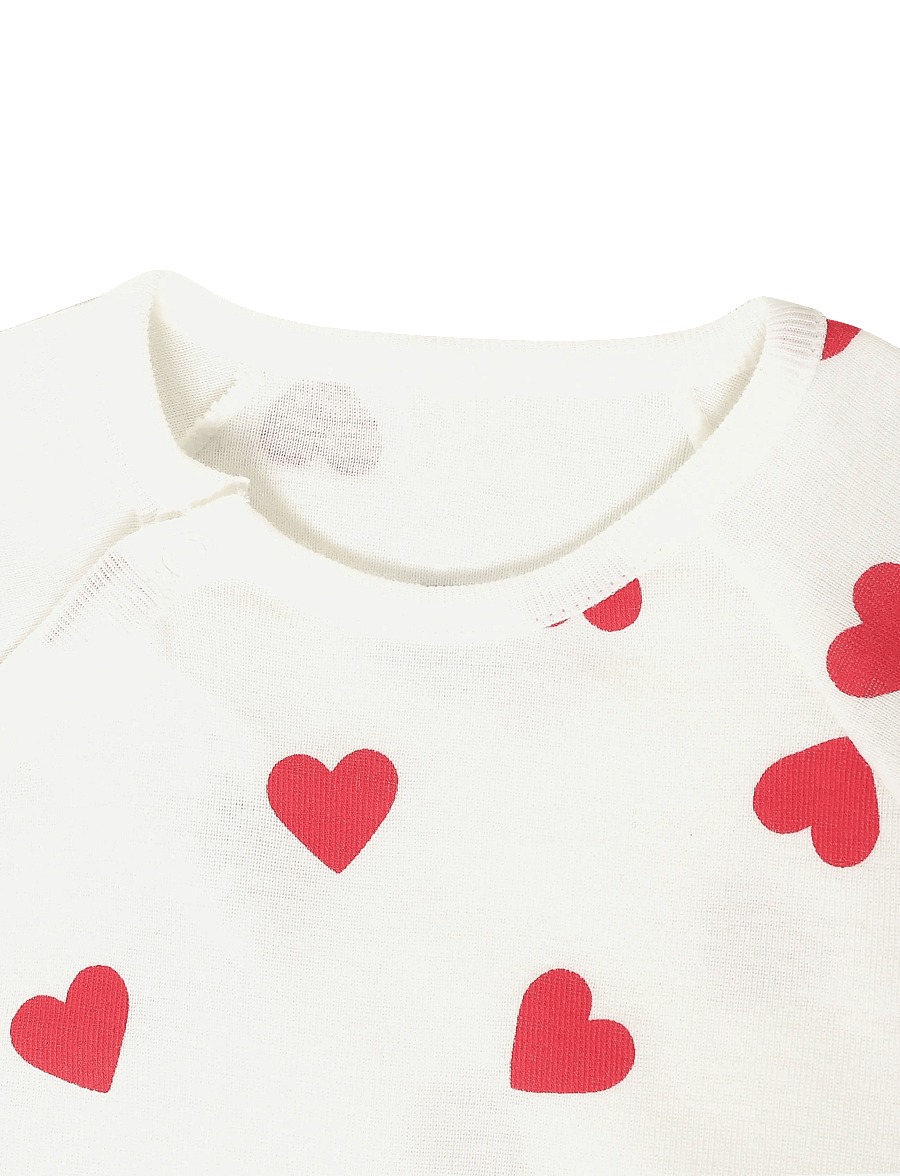 Petit Bateau - ENSEMBLE LONG - sets mit body - marshmallow/smoking - 2