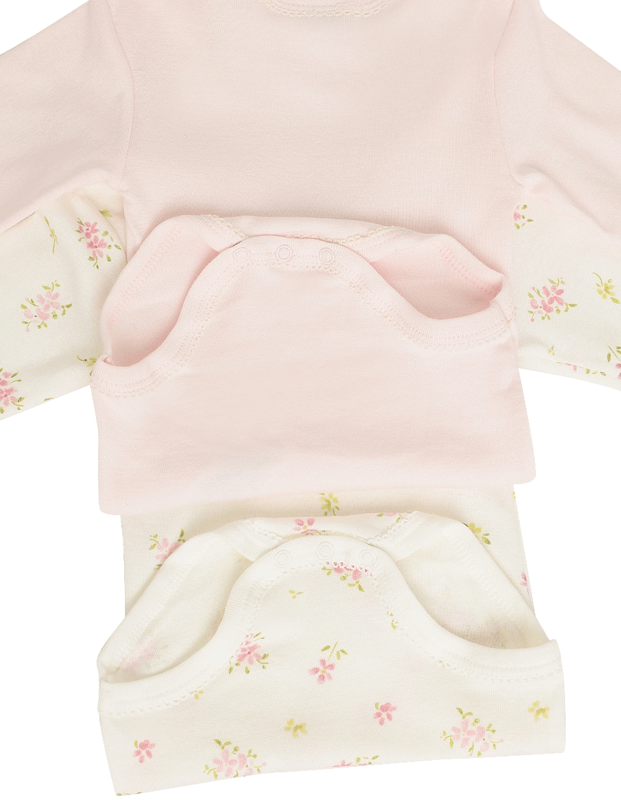 Petit Bateau - SF BODIES US ML - langärmelige bodys - variante 1 - 3