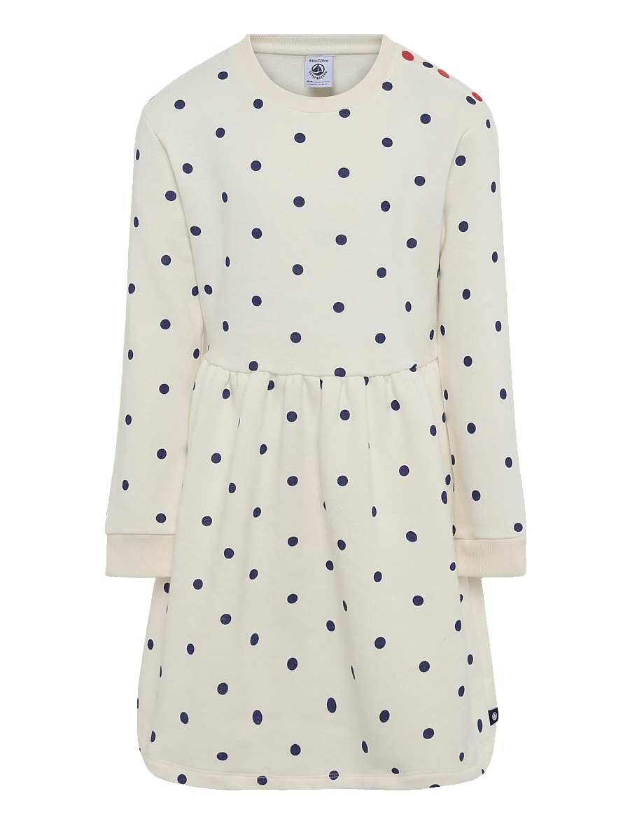 Petit Bateau - ROBES ML - långärmade vardagsklänningar - milk/soir - 0
