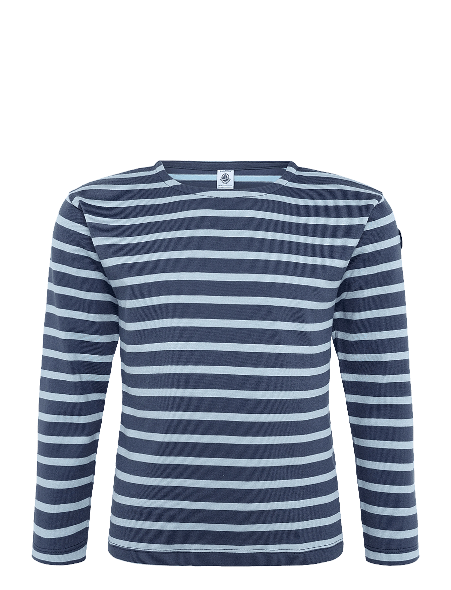 Petit Bateau - SF MARINIERES - pikkade varrukatega t-särgid - crepuscule/flo - 0