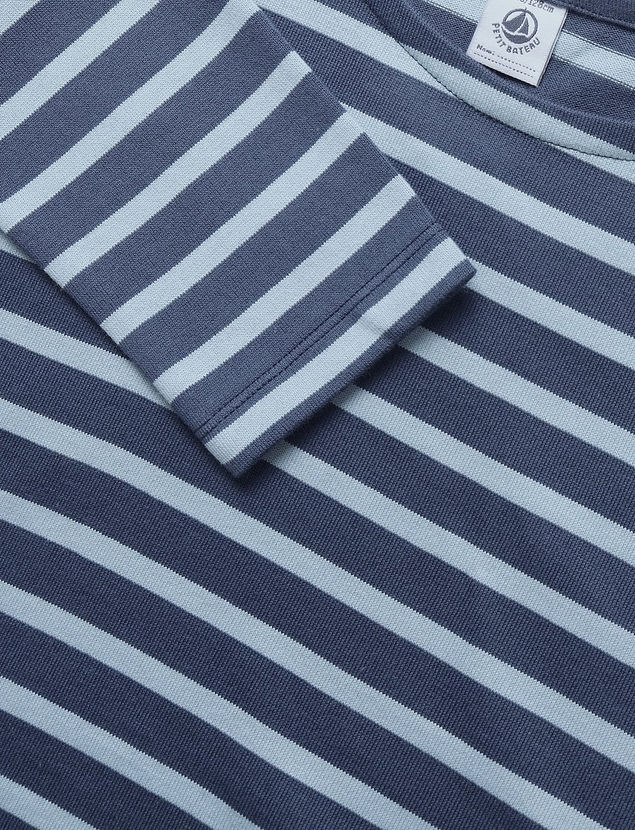 Petit Bateau - SF MARINIERES - pikkade varrukatega t-särgid - crepuscule/flo - 2