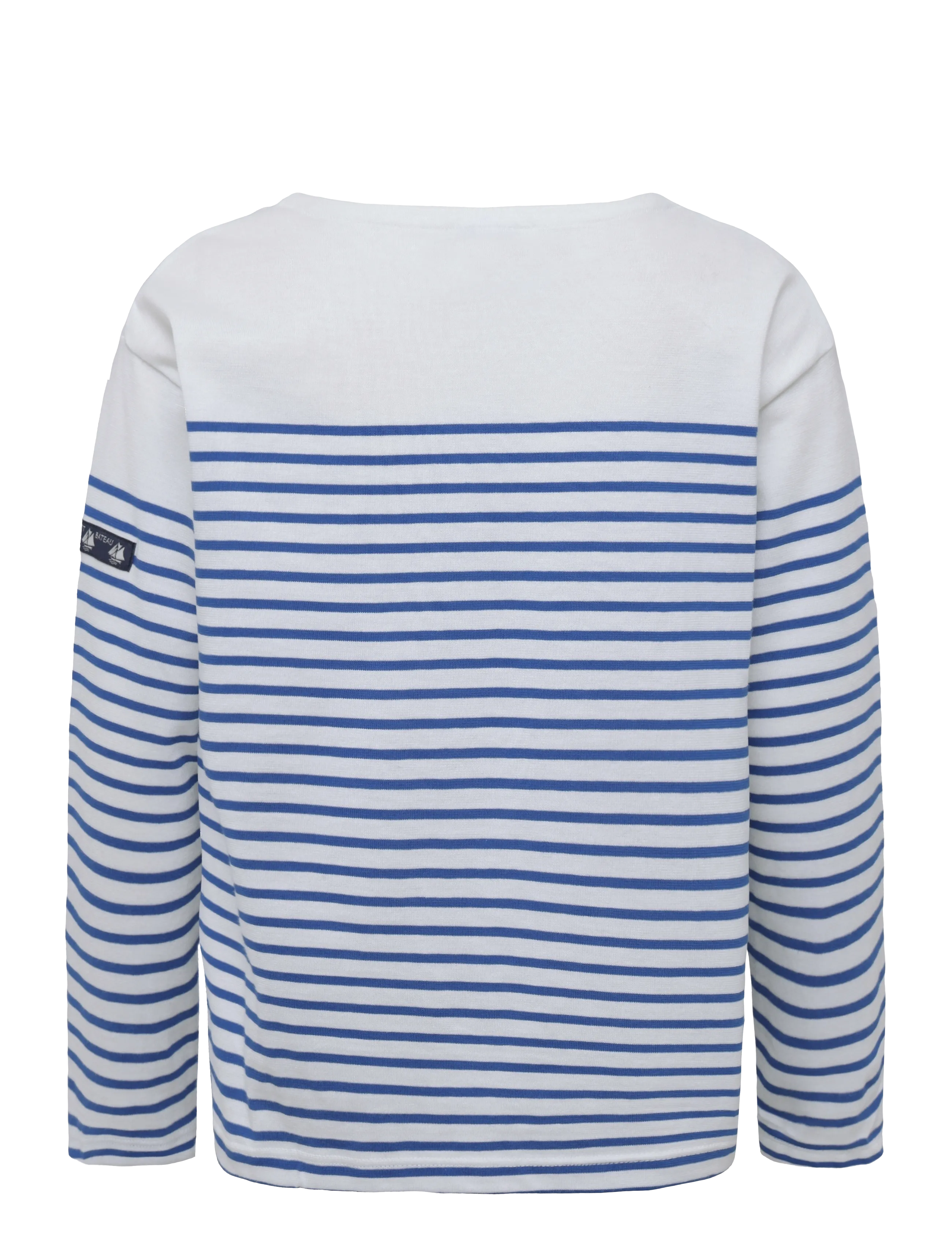 Petit Bateau - SF MARINIERES - langærmede t-shirts - marshmallow/perse - 1