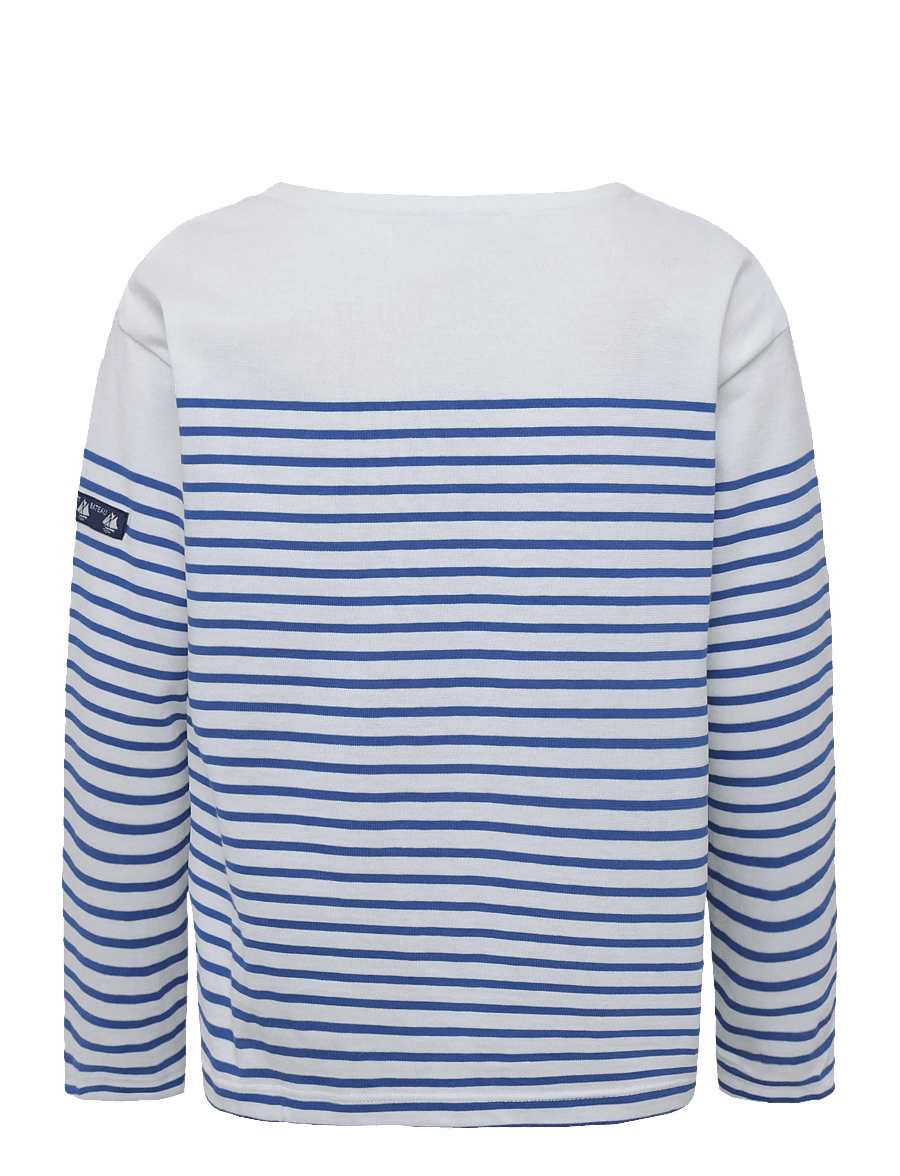 Petit Bateau - SF MARINIERES - långärmade t-shirts - marshmallow/perse - 1