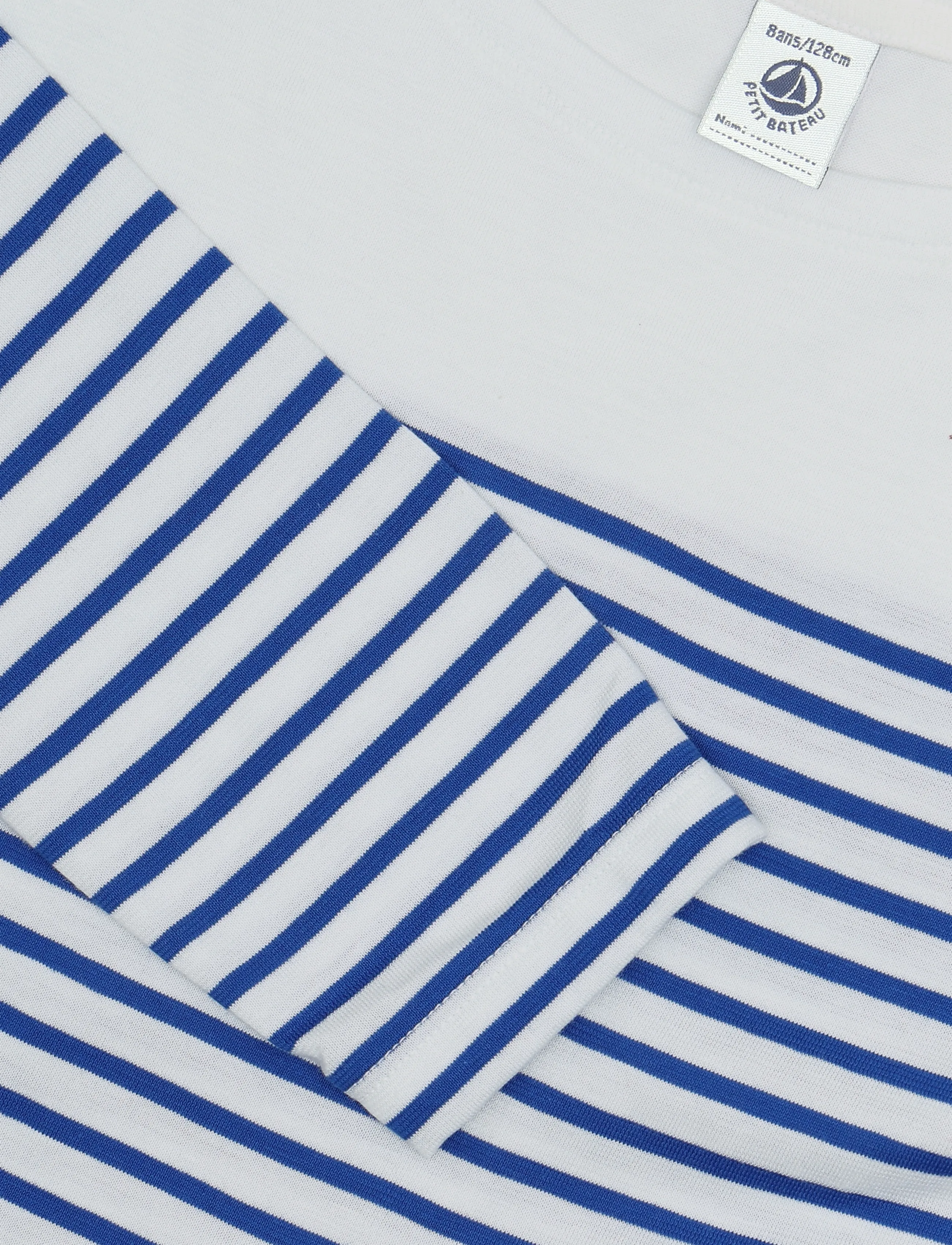 Petit Bateau - SF MARINIERES - pikkade varrukatega t-särgid - marshmallow/perse - 2