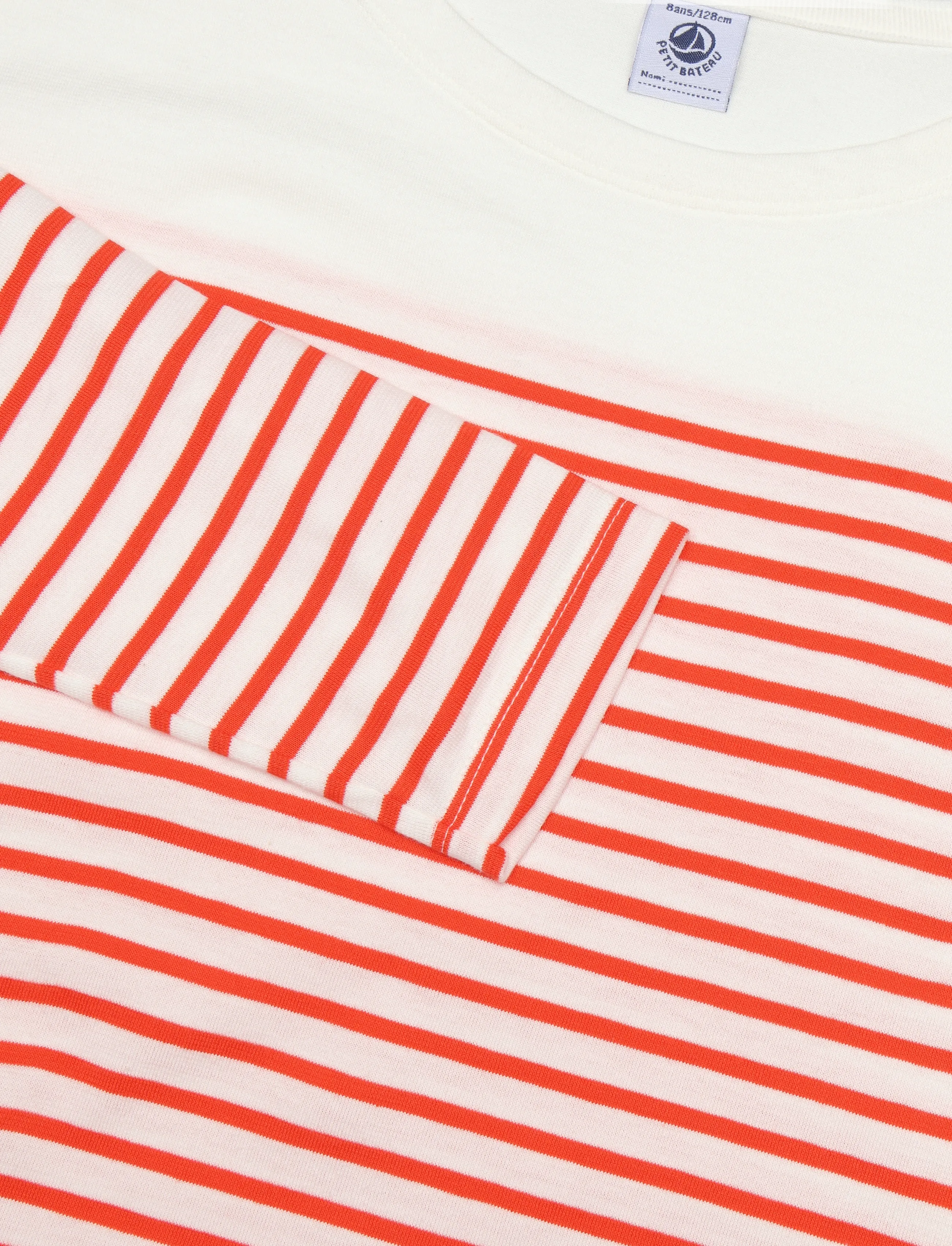 Petit Bateau - SF MARINIERES - marshmallow/spicy - 2