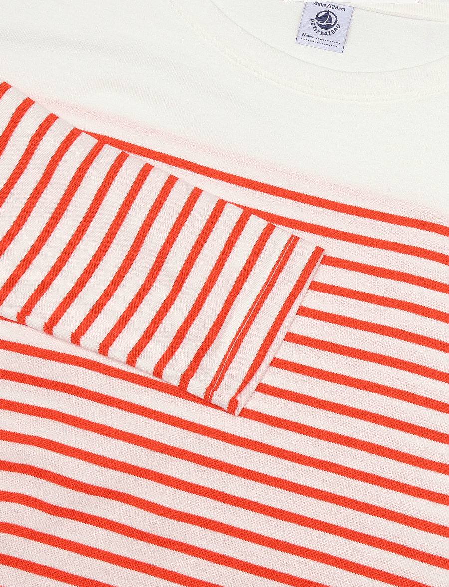 Petit Bateau - SF MARINIERES - langärmelig - marshmallow/spicy - 2