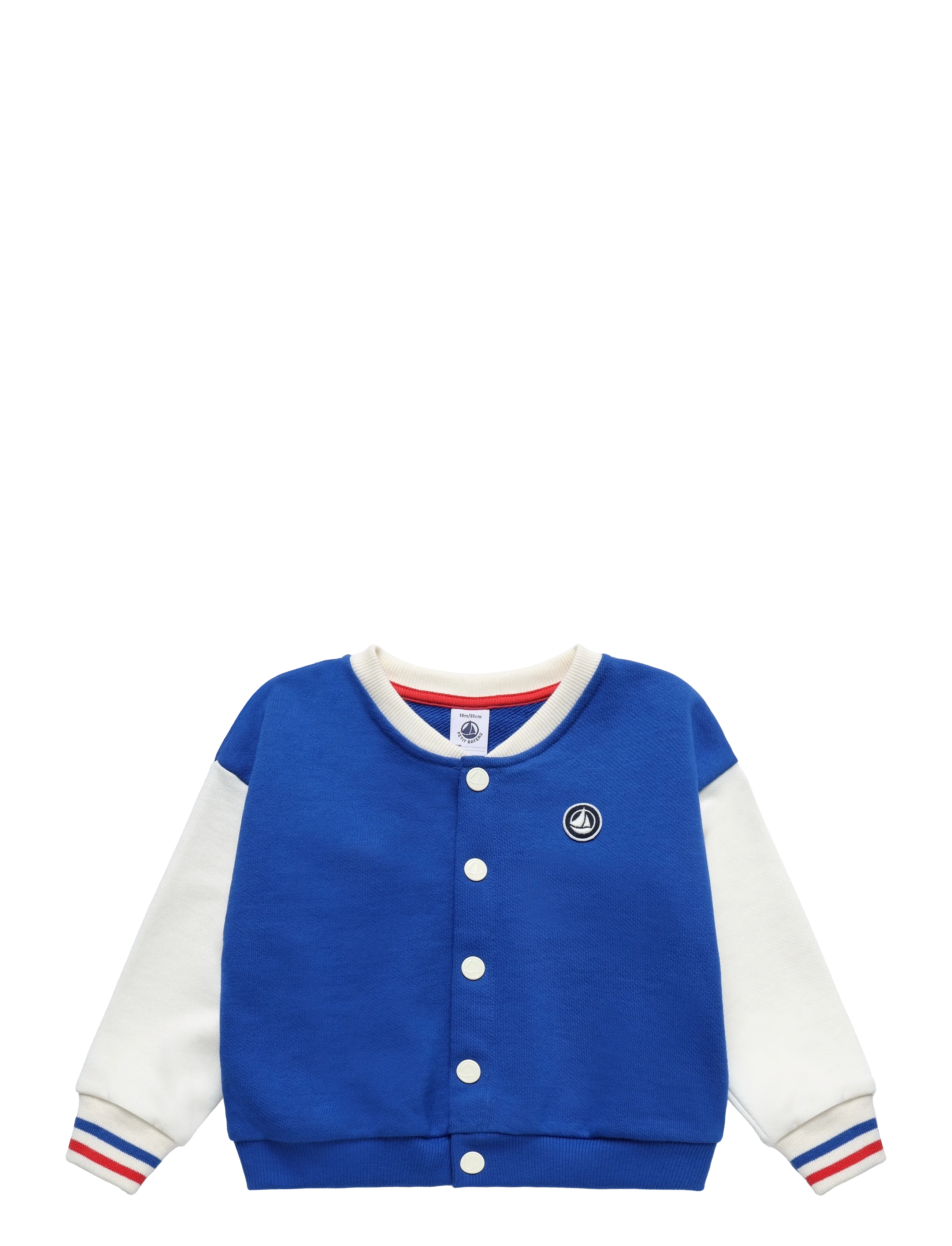 Petit Bateau Cardigans Jour, Børn, College Cardigan, Blå, Str: 86