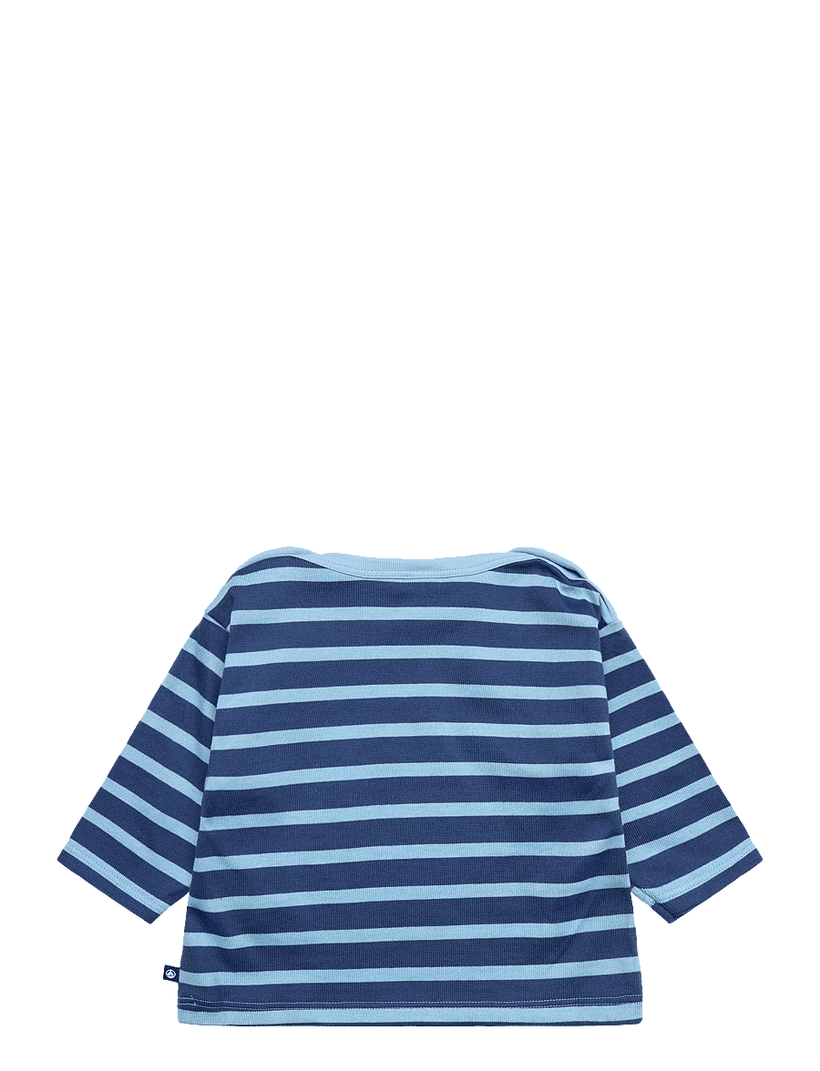 Petit Bateau - SF MARINIERES - pikkade varrukatega t-särgid - crepuscule/flo - 1