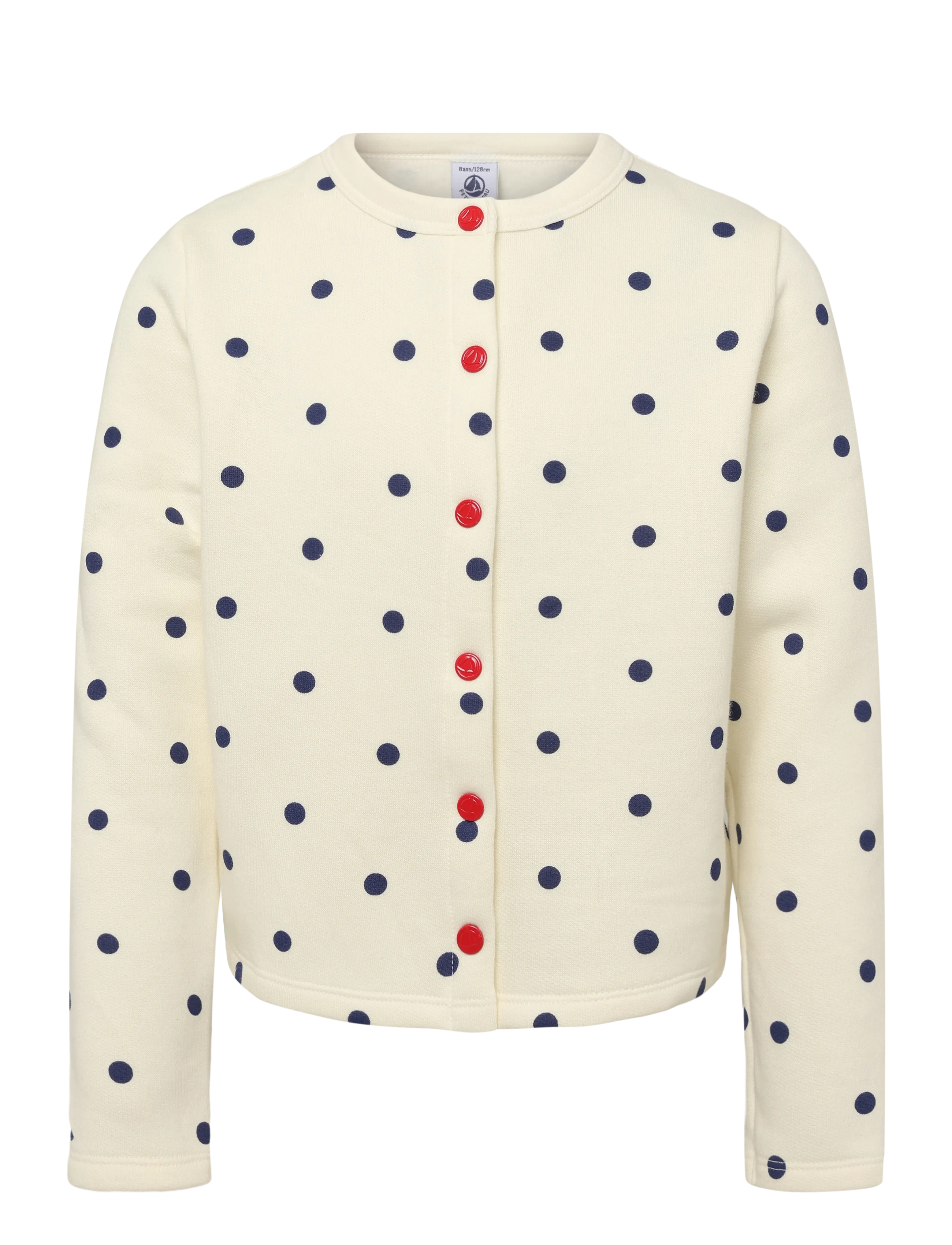 Petit Bateau Cardigans Jour, 116, Knitwear, Creme - Cardigans, Kinder