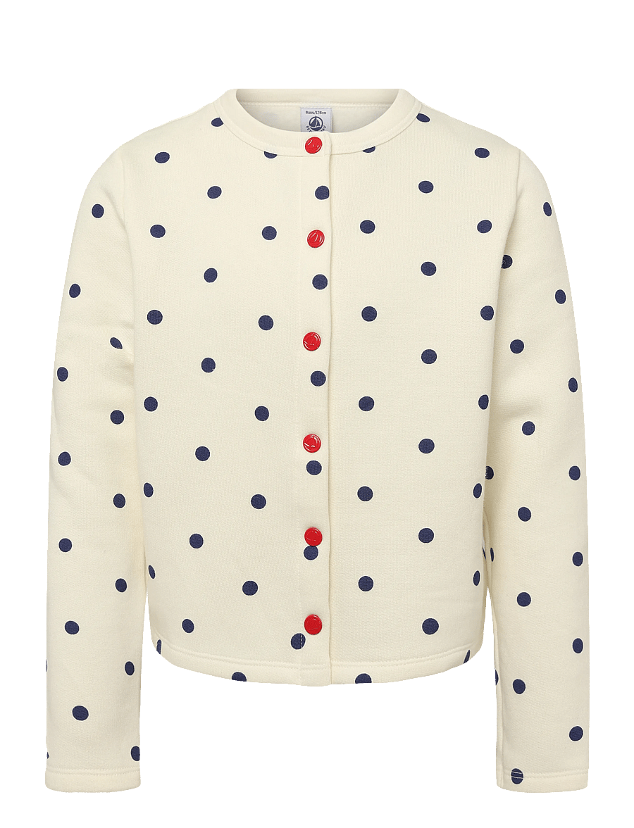 Petit Bateau - CARDIGANS JOUR - koftor - milk/soir - 0