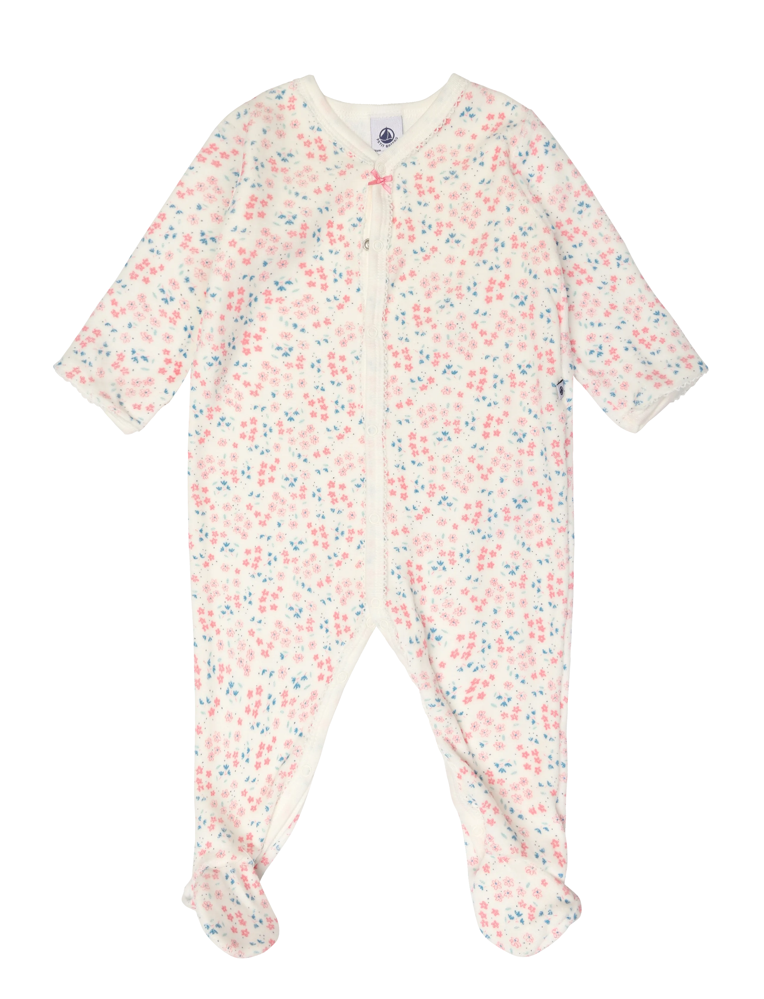 Petit Bateau SF DORS BIEN Y - Kläder - MARSHMALLOW/MULTICO / cream