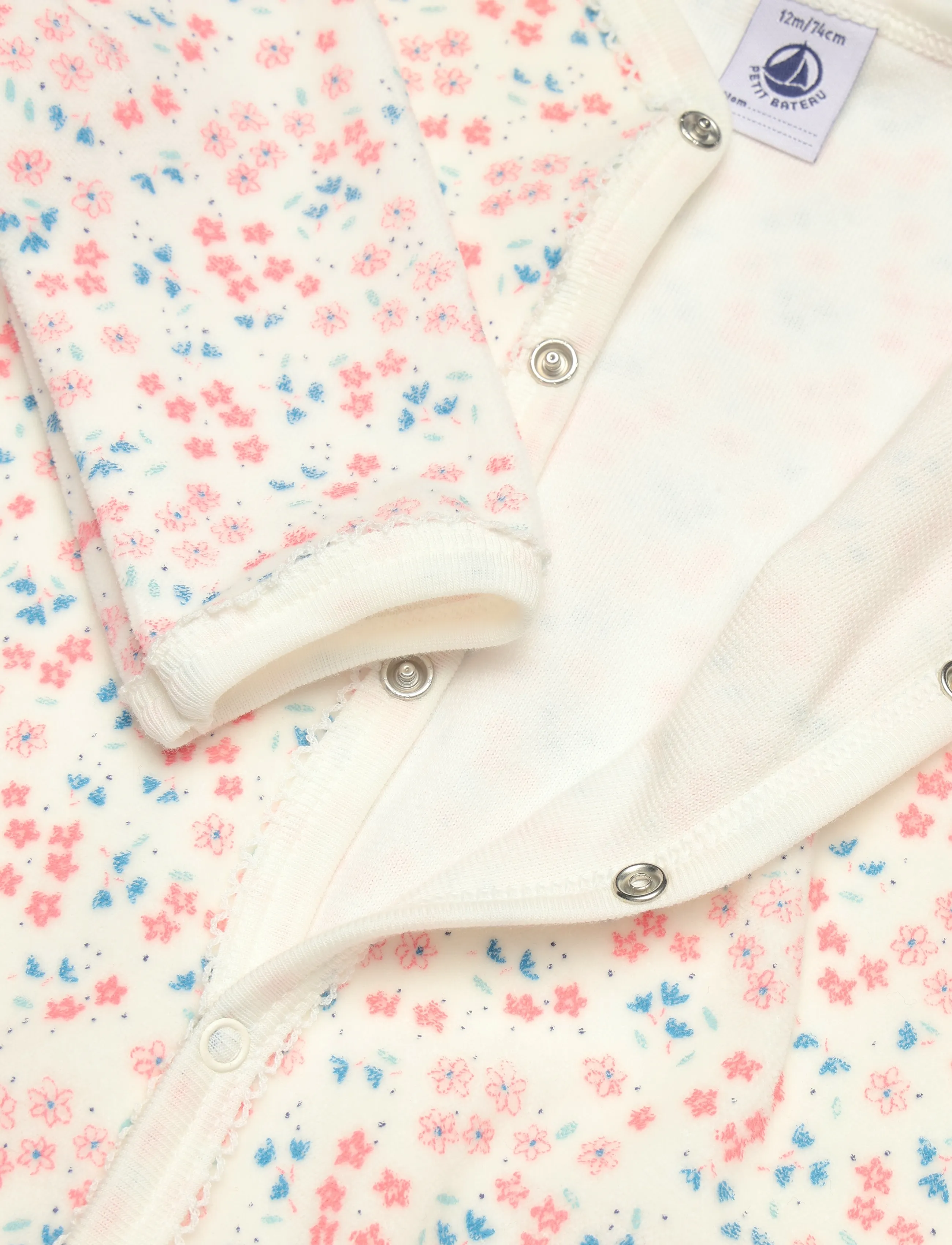 Petit Bateau - SF DORS BIEN Y - marshmallow/multico - 2