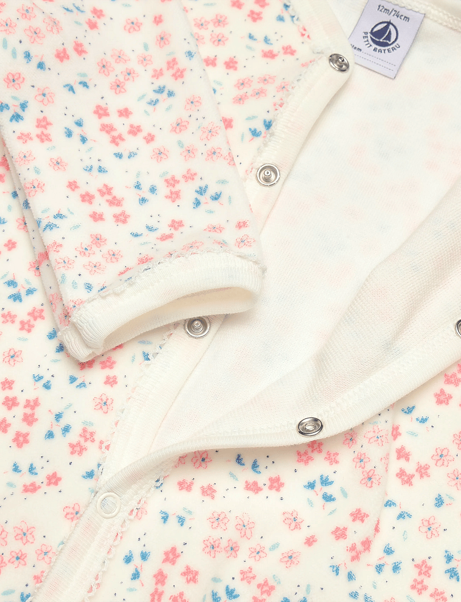 Petit Bateau - SF DORS BIEN Y - schlafoveralls - marshmallow/multico - 2