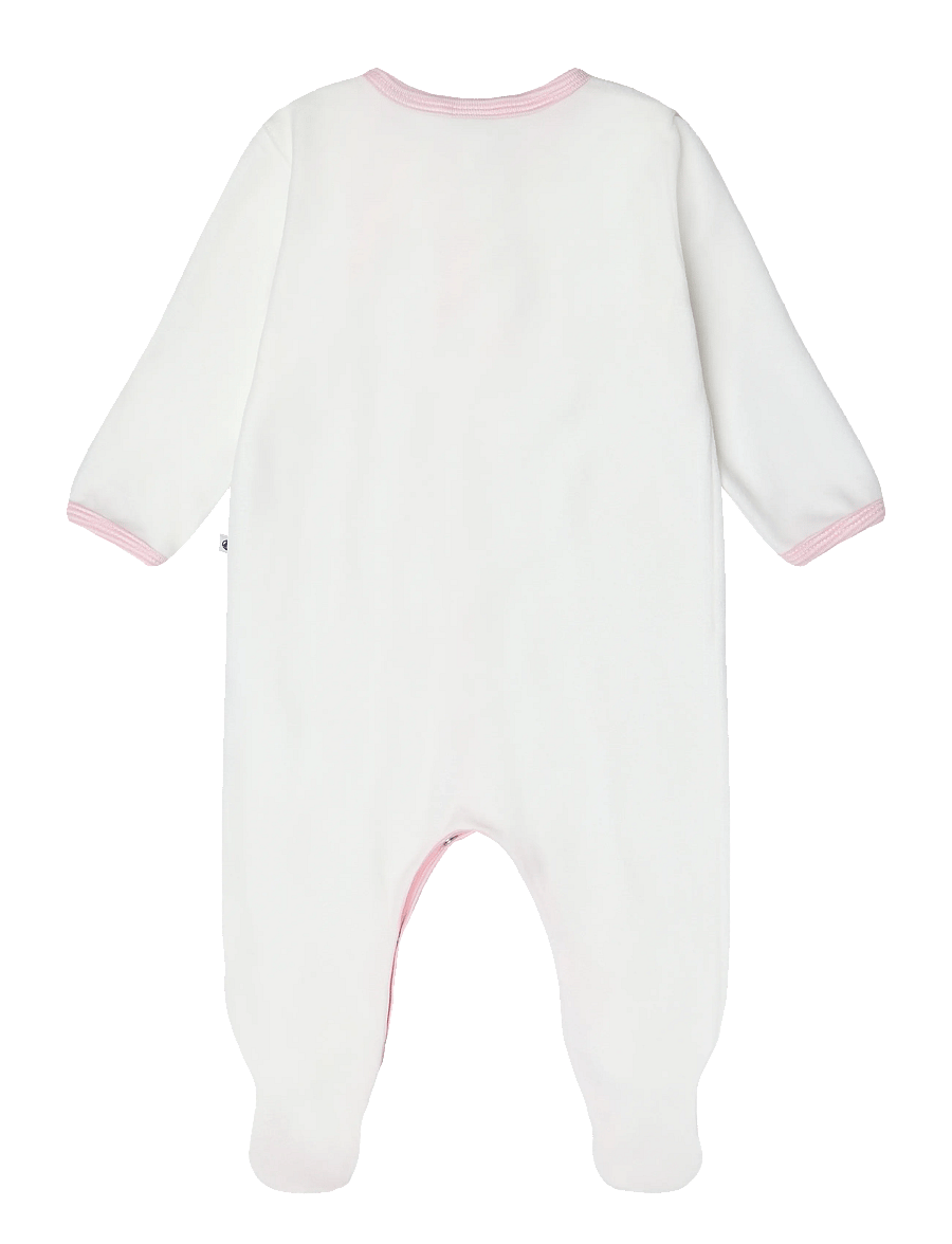 Petit Bateau - SF DORS BIEN Y - pidžaama-kombinesoonid - marshmallow - 1