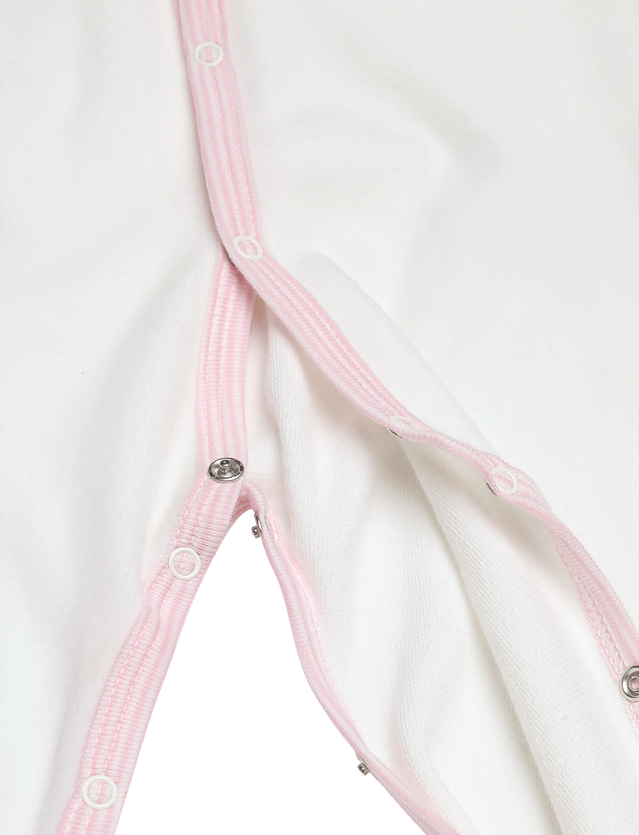 Petit Bateau - SF DORS BIEN Y - pidžaama-kombinesoonid - marshmallow - 3