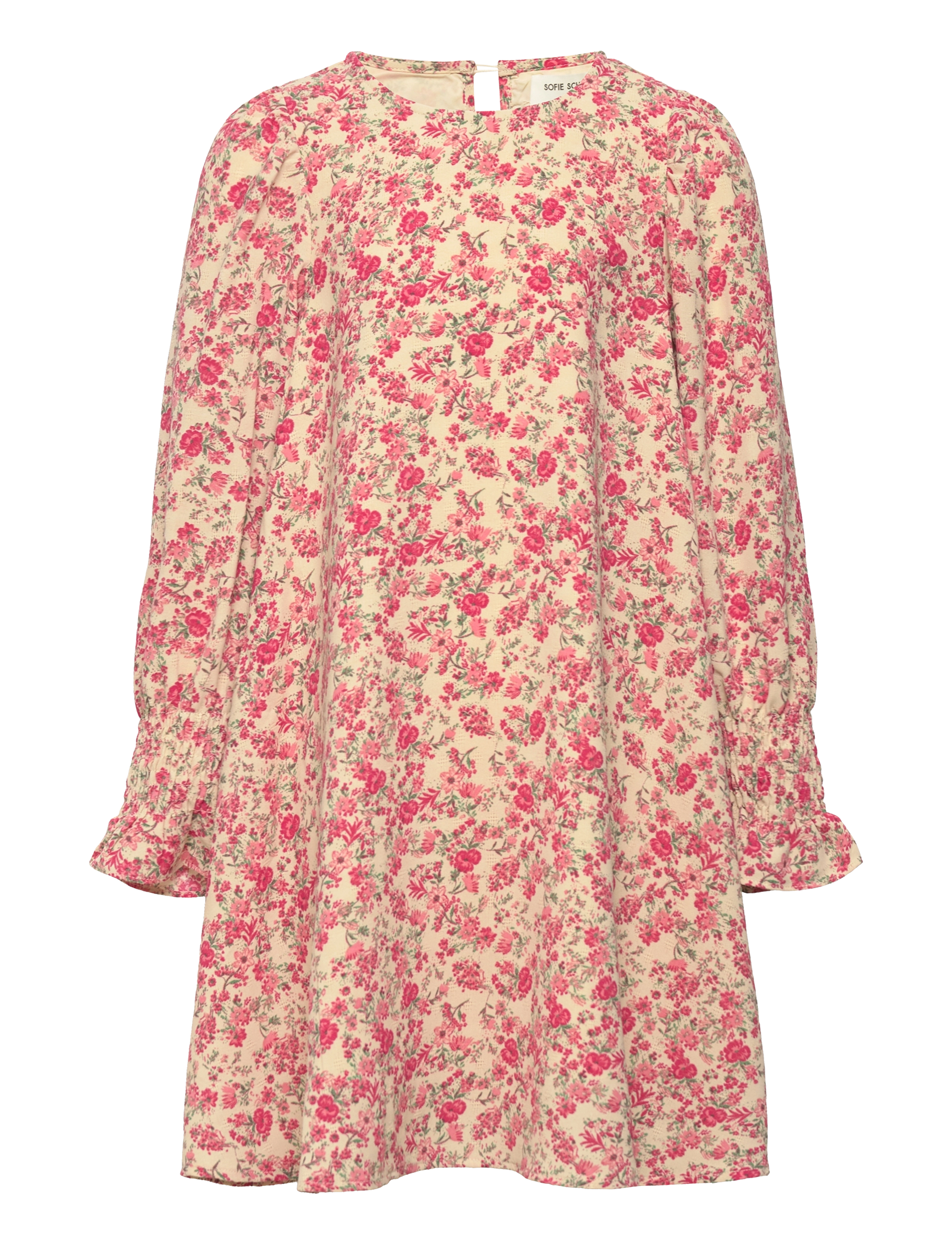 Sofie Schnoor Baby and Kids Dress - Kläder - BRIGHT PINK / pink/rose