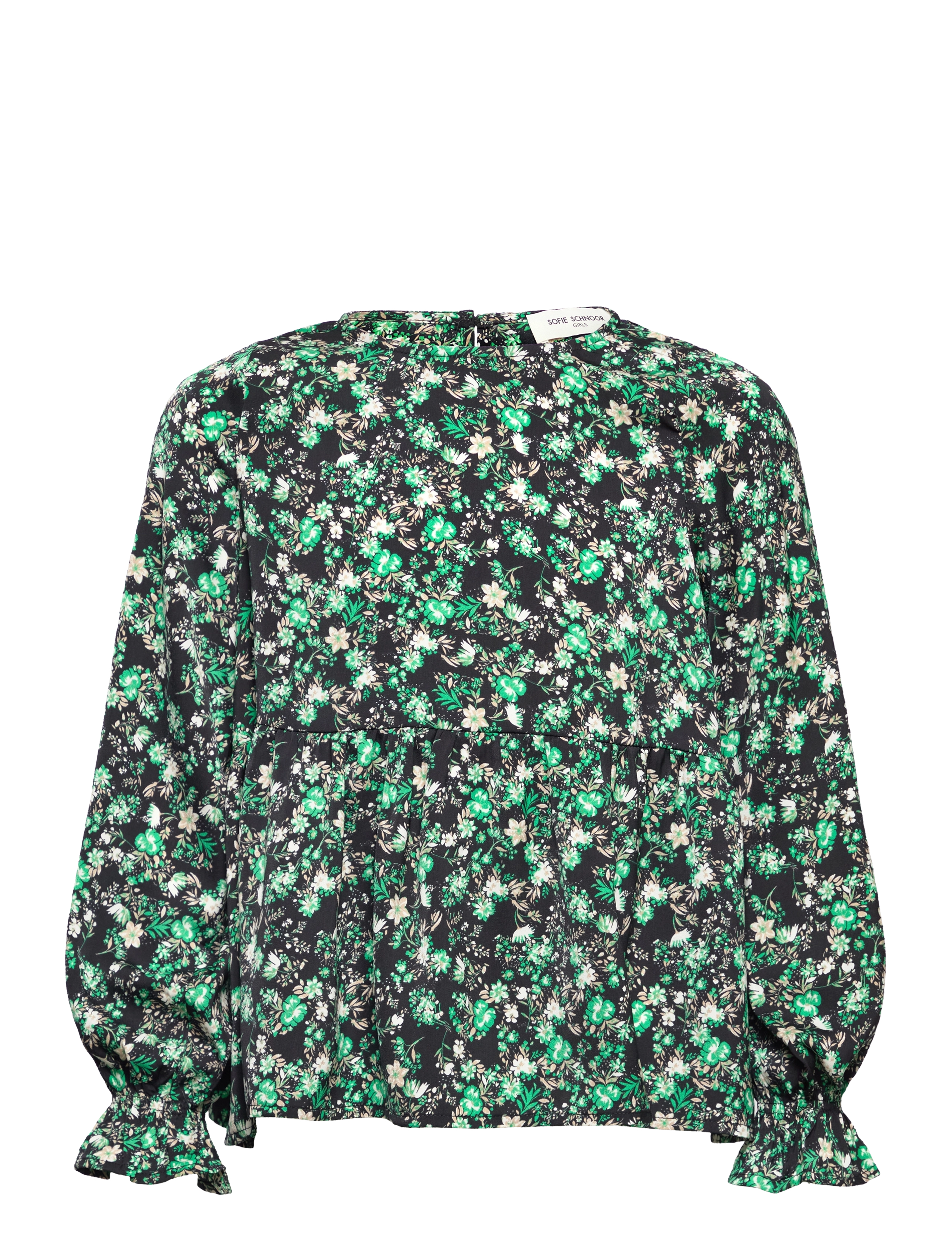 Sofie Schnoor Baby and Kids Shirt - Overdele - FLOWER GREEN / green