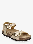 Sandal - BEIGE WITH GOLD